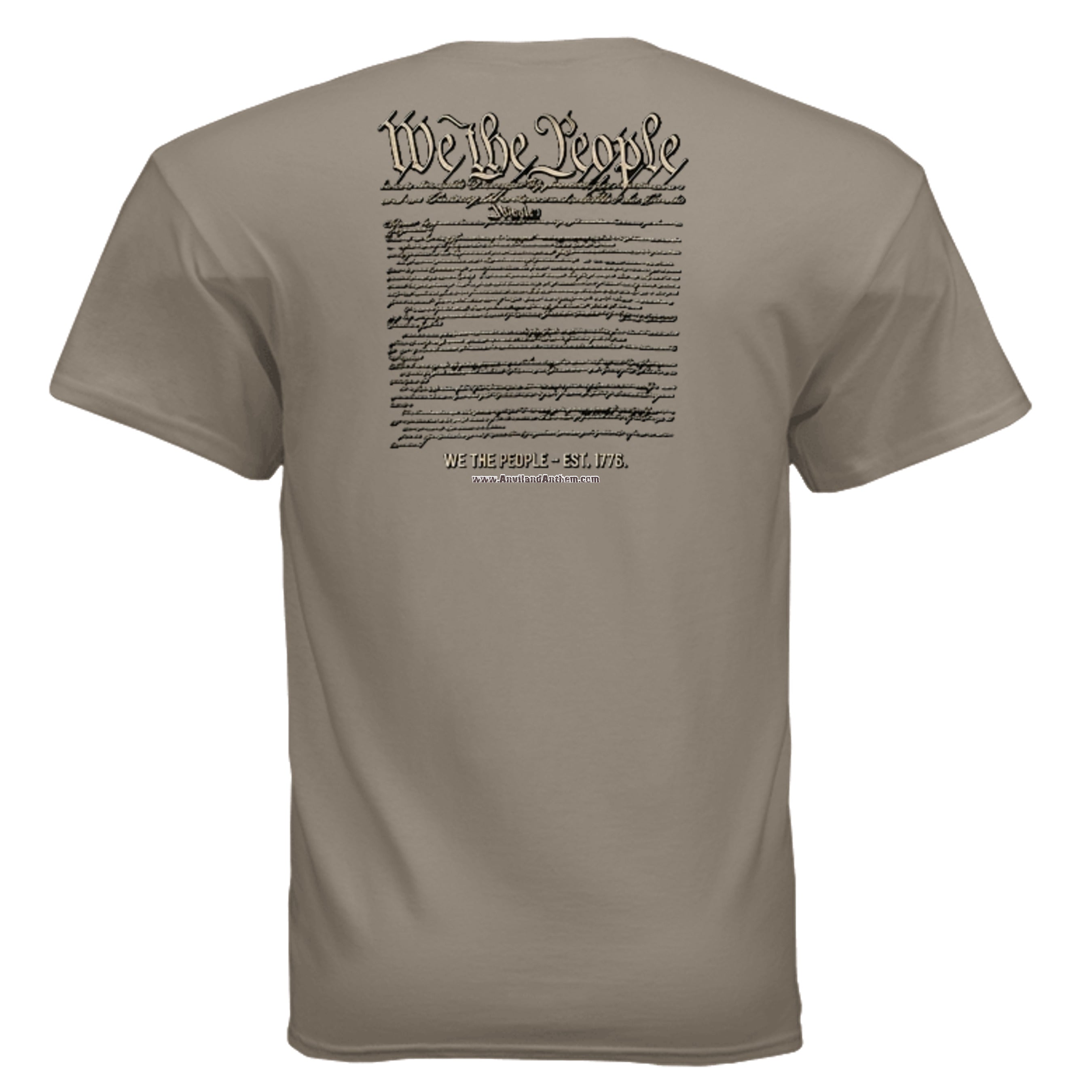 We The People Tee – 1776 Declaration & 13 Stars Patriotic Shirt Anvil and Anthem }
