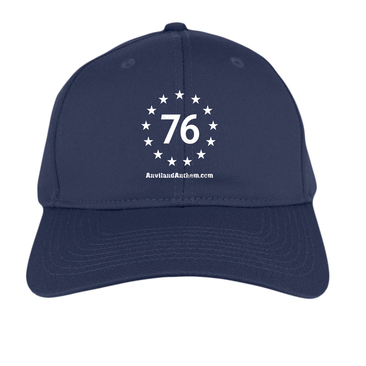 1776 13 Stars Hat – Original Colonies “76” Circle Patriotic Cap Navy ONE SIZE {{ product_type }Anvil and Anthem }
