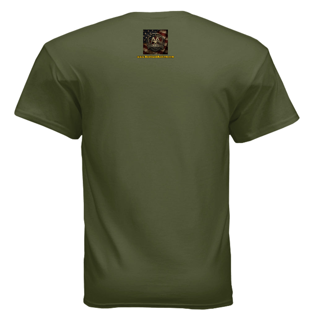 Built Not Bought Veteran Tee – “Knees Back Heart” Military Pride Shirt Anvil and Anthem }