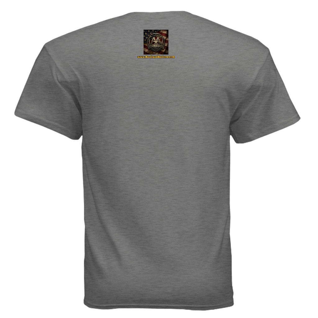 Built Not Bought Veteran Tee – “Knees Back Heart” Military Pride Shirt Anvil and Anthem }
