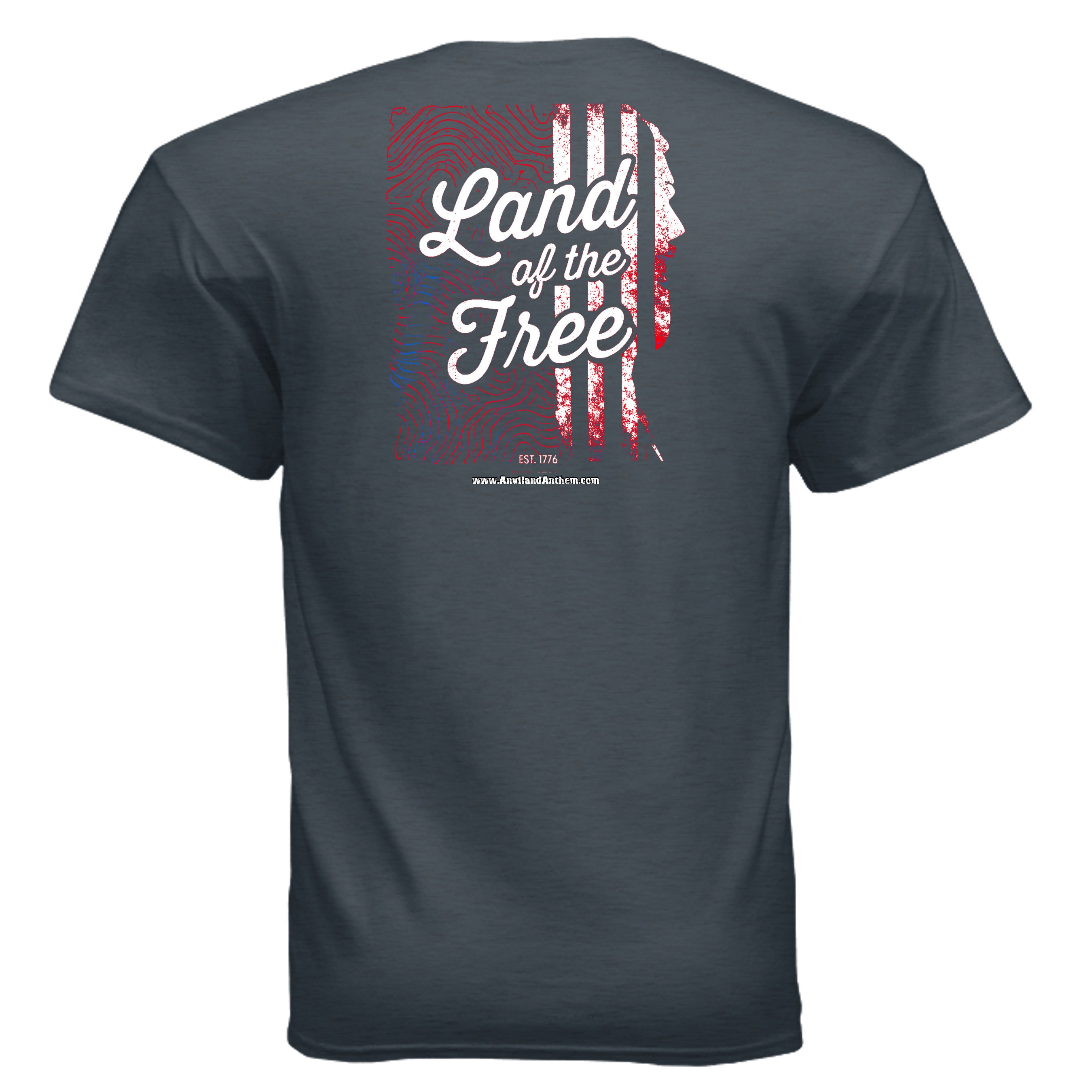 Land of the Free 250 years Tee – Est. 1776 Patriotic Anniversary Shirt Anvil and Anthem }