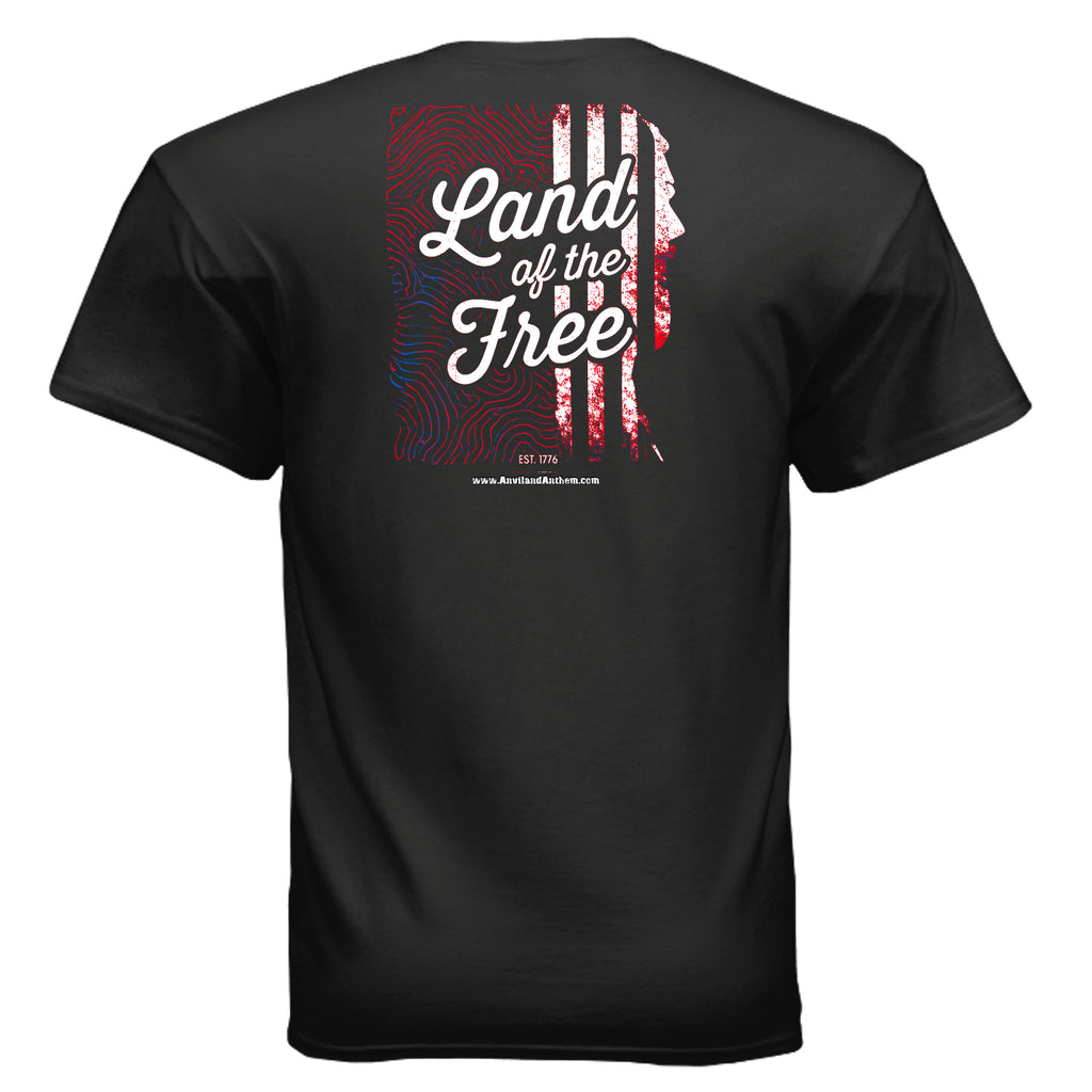 Land of the Free 250 years Tee – Est. 1776 Patriotic Anniversary Shirt Anvil and Anthem }