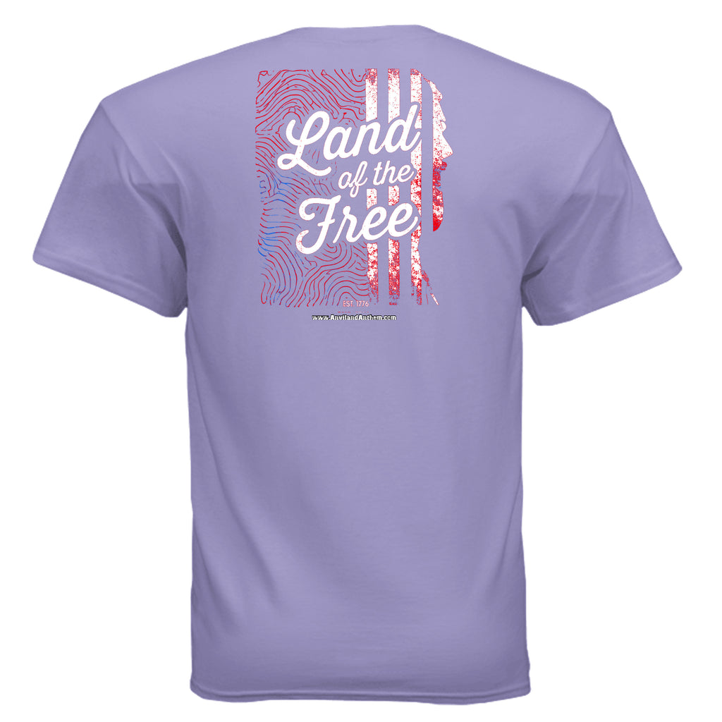 Land of the Free 250 years Tee – Est. 1776 Patriotic Anniversary Shirt Anvil and Anthem }