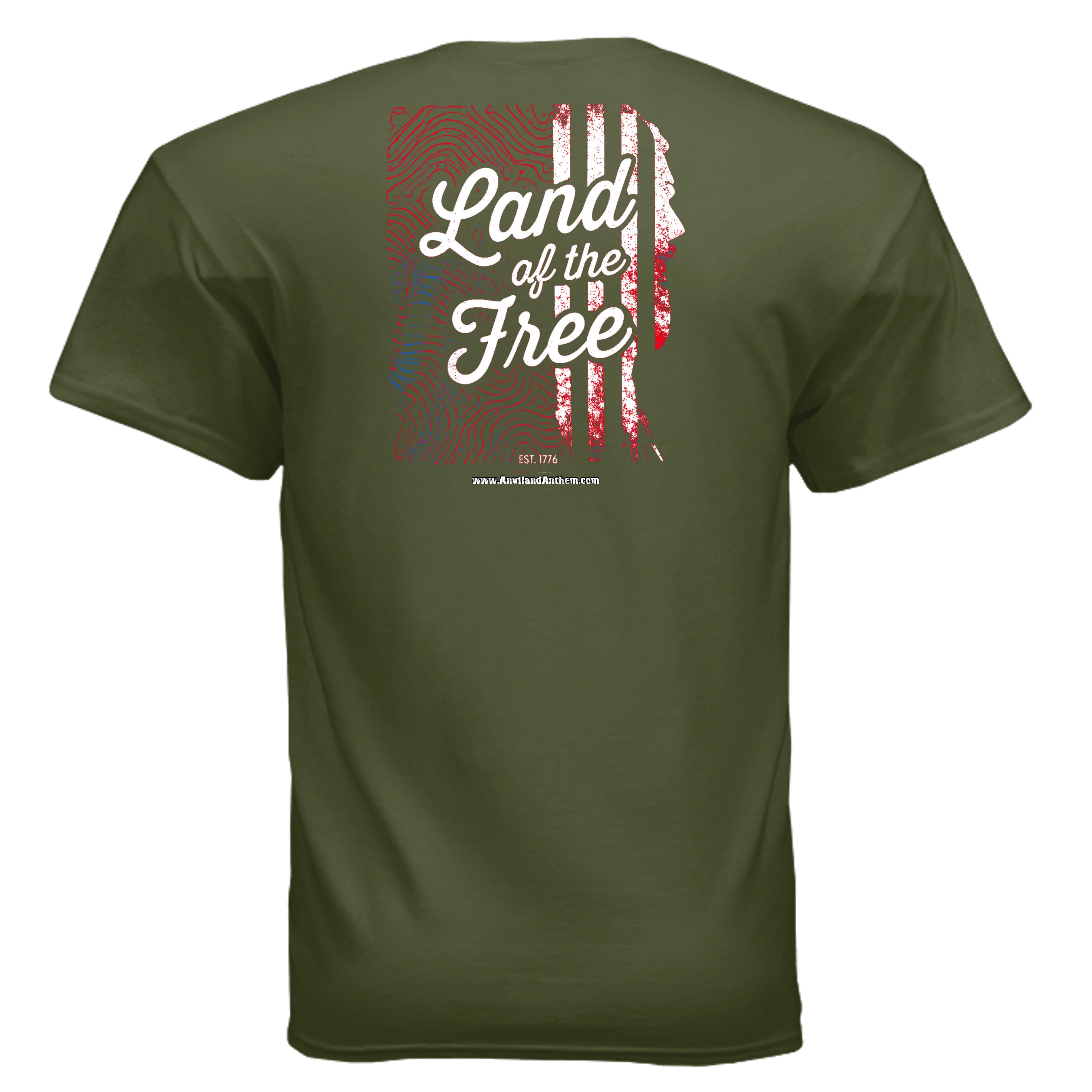 Land of the Free 250 years Tee – Est. 1776 Patriotic Anniversary Shirt Anvil and Anthem }