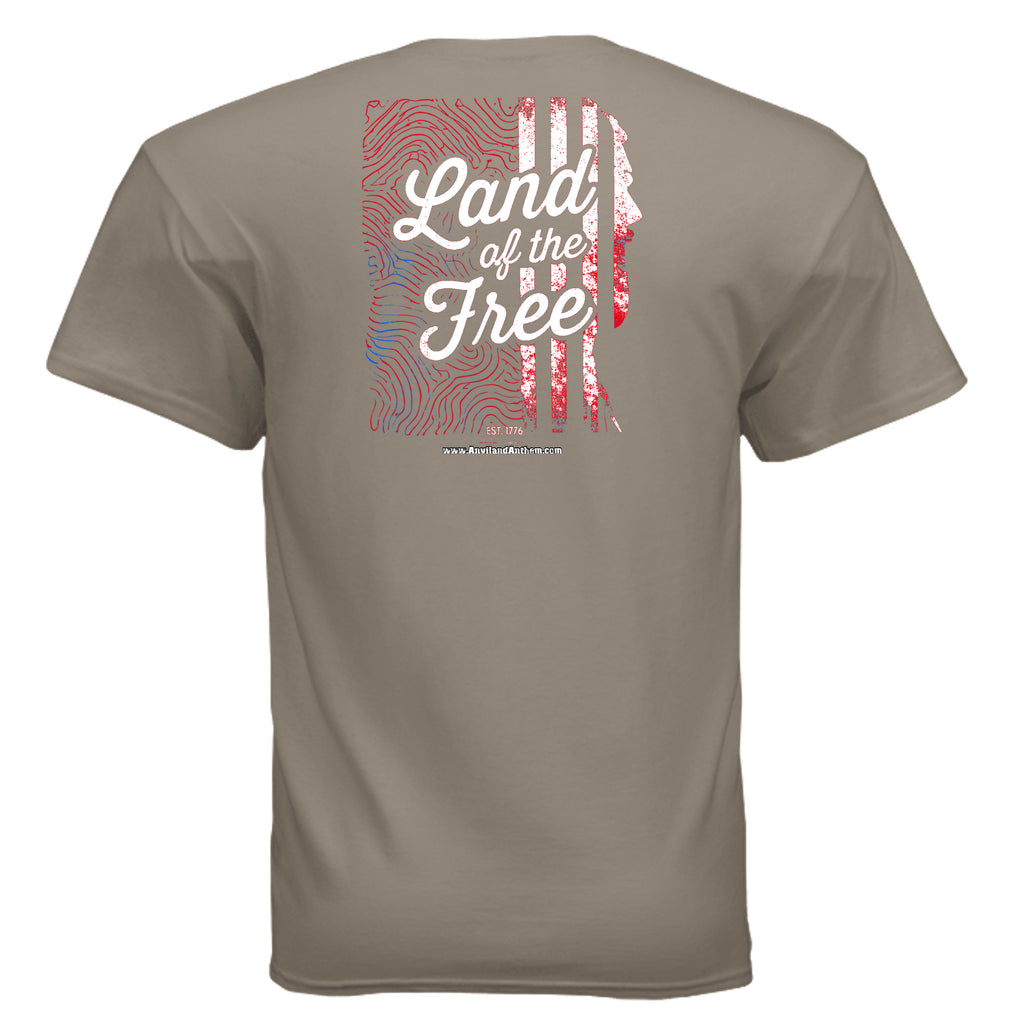 Land of the Free 250 years Tee – Est. 1776 Patriotic Anniversary Shirt Anvil and Anthem }