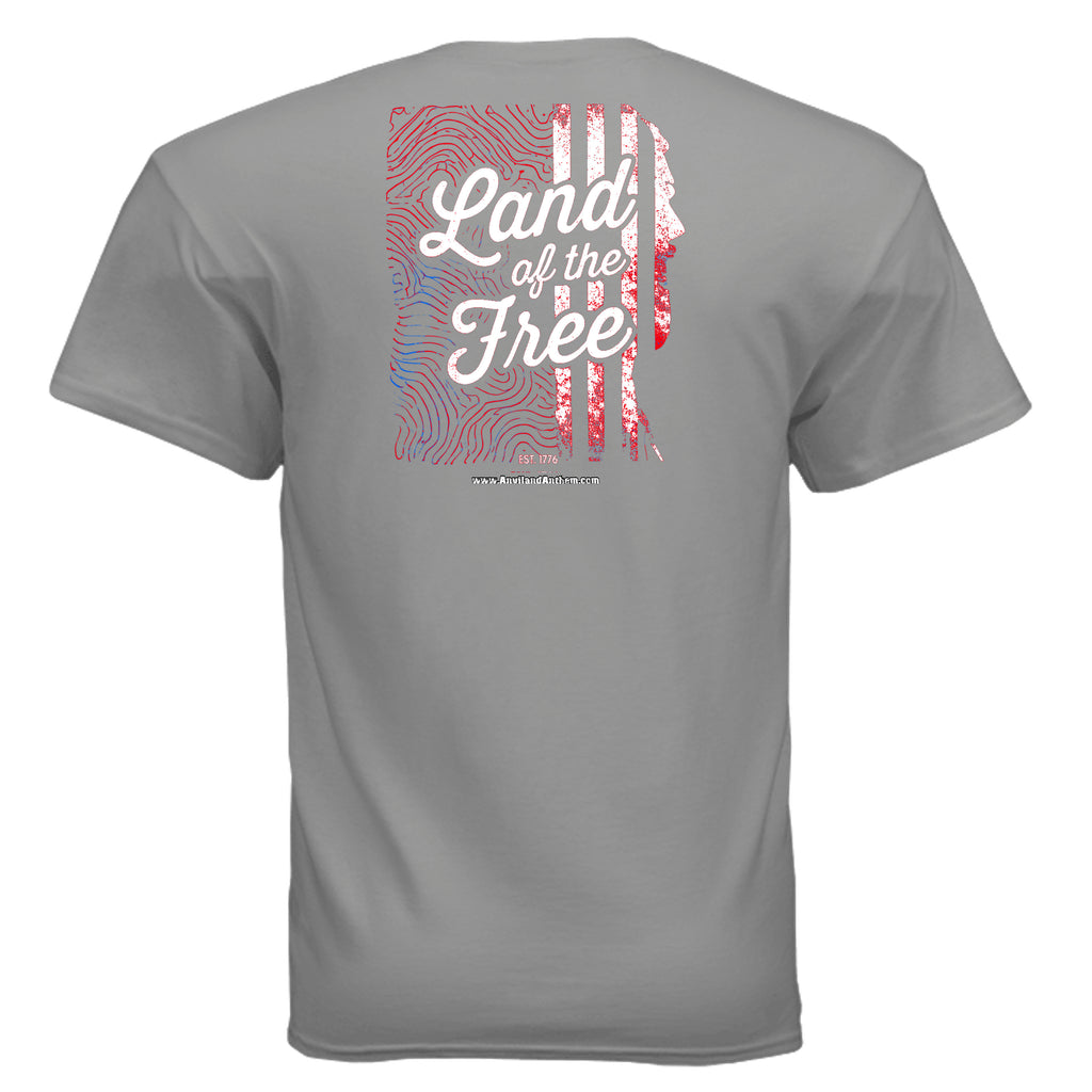 Land of the Free 250 years Tee – Est. 1776 Patriotic Anniversary Shirt Anvil and Anthem }