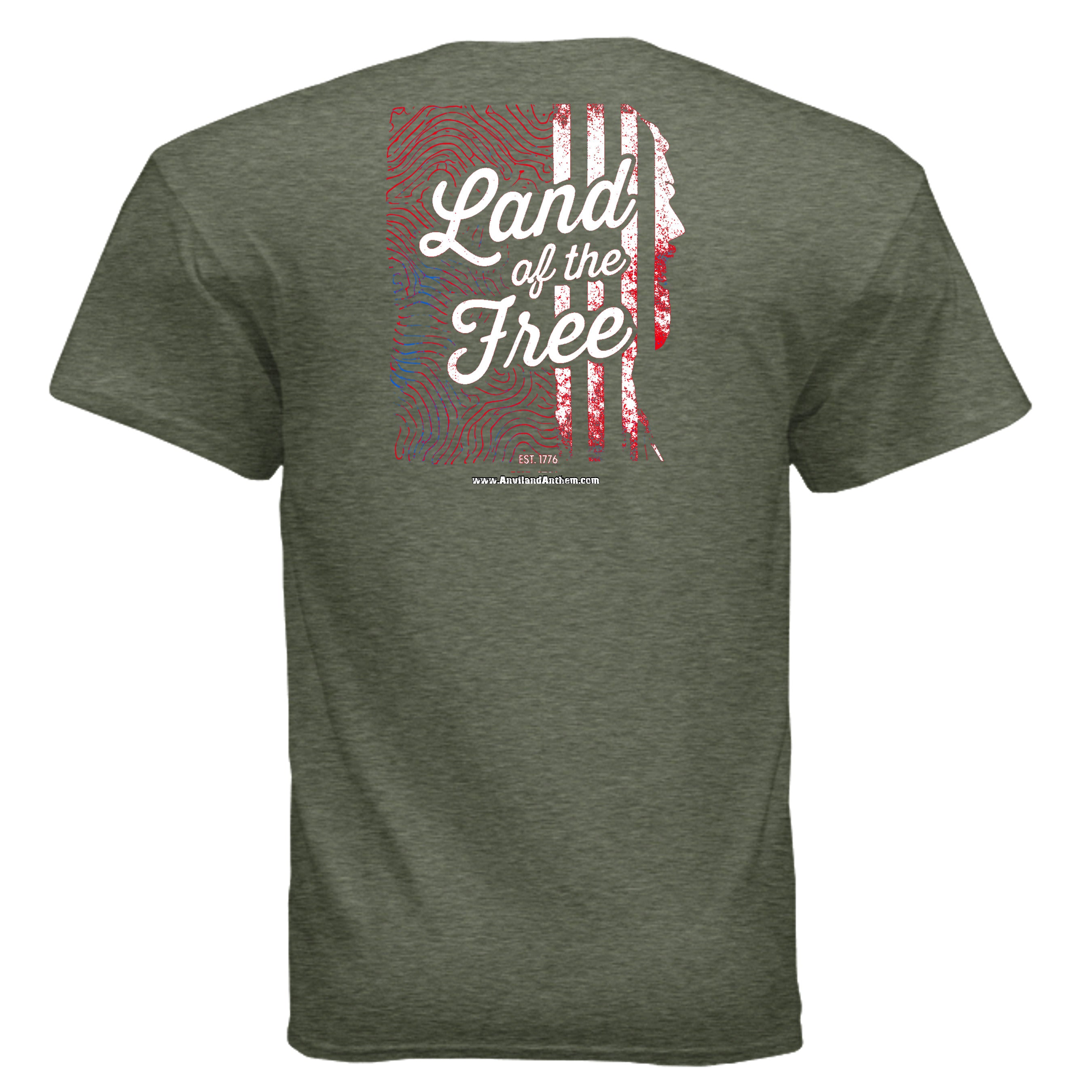 Land of the Free 250 years Tee – Est. 1776 Patriotic Anniversary Shirt Anvil and Anthem }