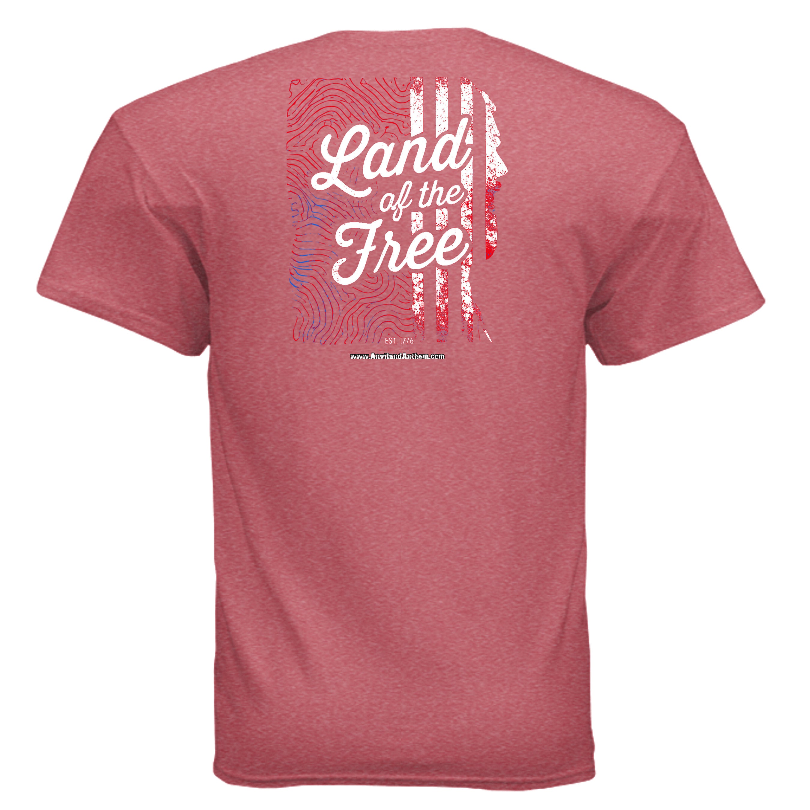 Land of the Free 250 years Tee – Est. 1776 Patriotic Anniversary Shirt Anvil and Anthem }