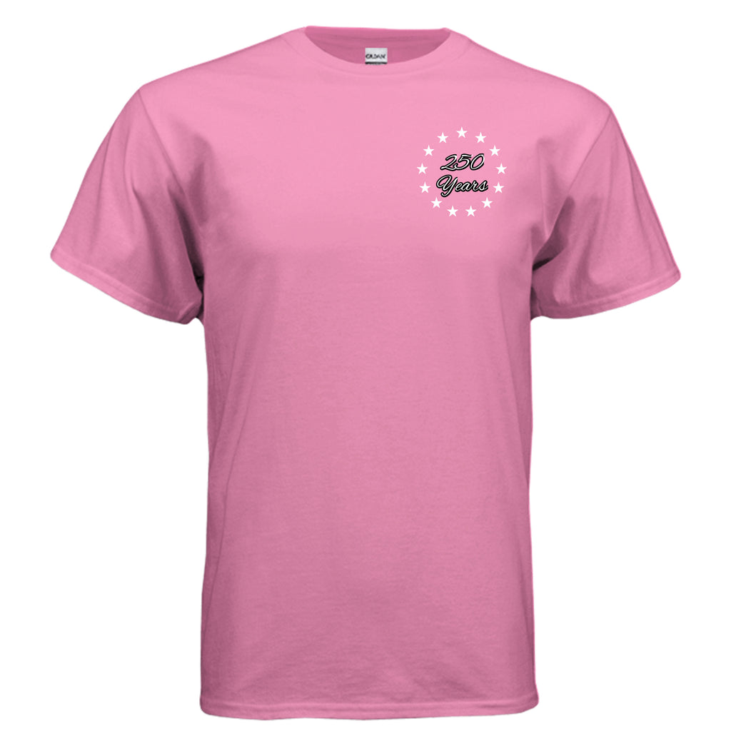 Land of the Free 250 years Tee – Est. 1776 Patriotic Anniversary Shirt Anvil and Anthem }