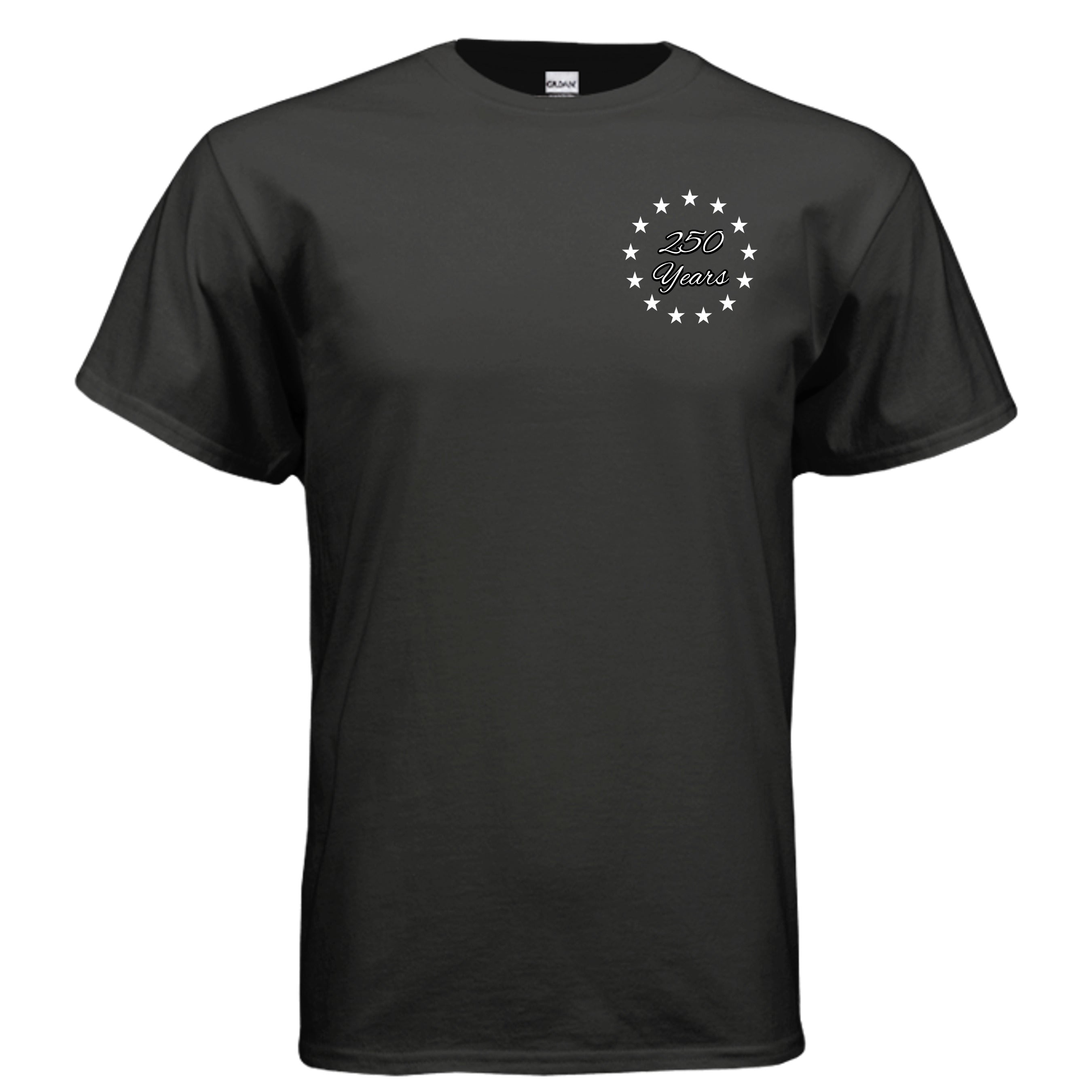 Land of the Free 250 years Tee – Est. 1776 Patriotic Anniversary Shirt Anvil and Anthem }