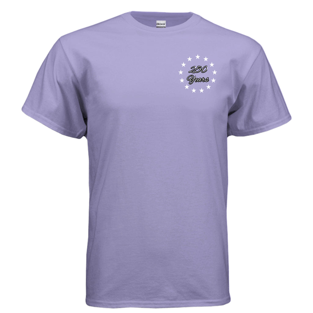 Land of the Free 250 years Tee – Est. 1776 Patriotic Anniversary Shirt Anvil and Anthem }
