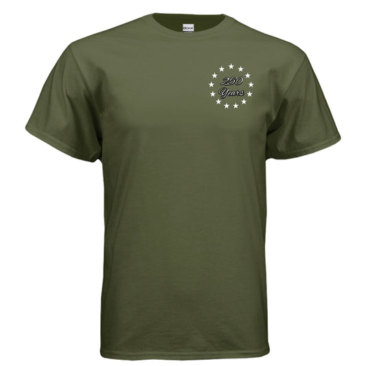 Land of the Free 250 years Tee – Est. 1776 Patriotic Anniversary Shirt {{ product_type }Anvil and Anthem }