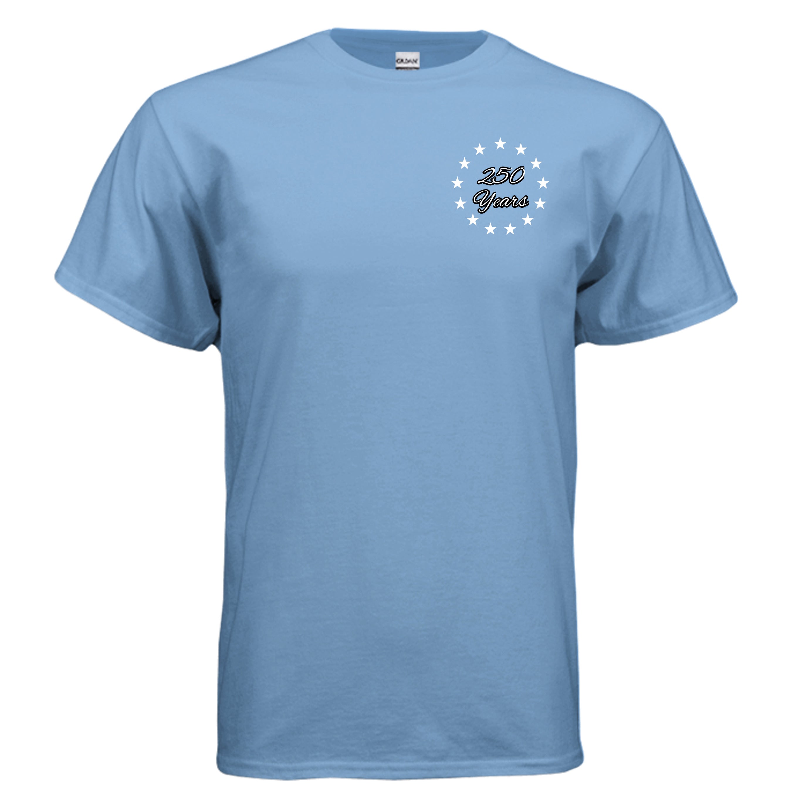 Land of the Free 250 years Tee – Est. 1776 Patriotic Anniversary Shirt Anvil and Anthem }