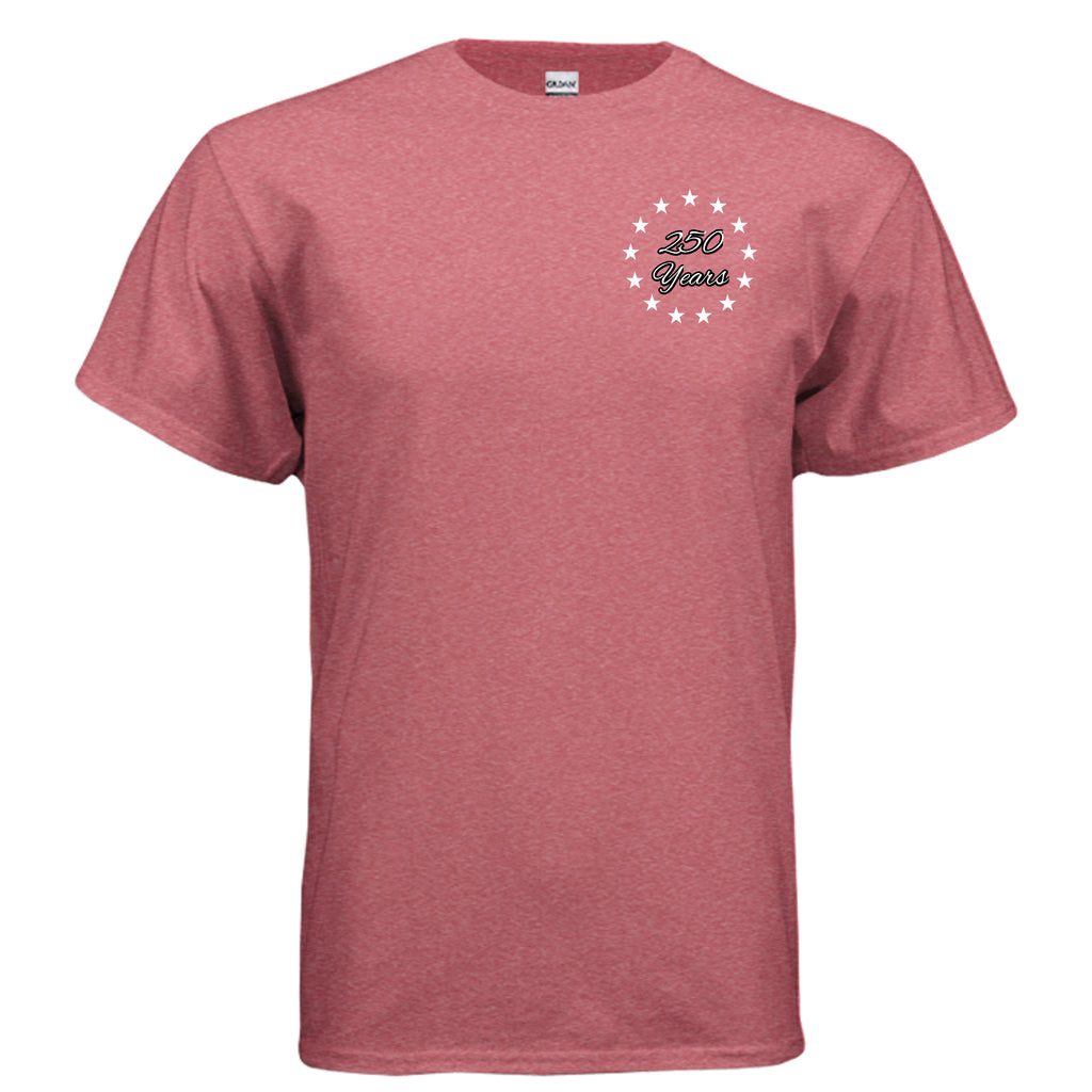 Land of the Free 250 years Tee – Est. 1776 Patriotic Anniversary Shirt Anvil and Anthem }