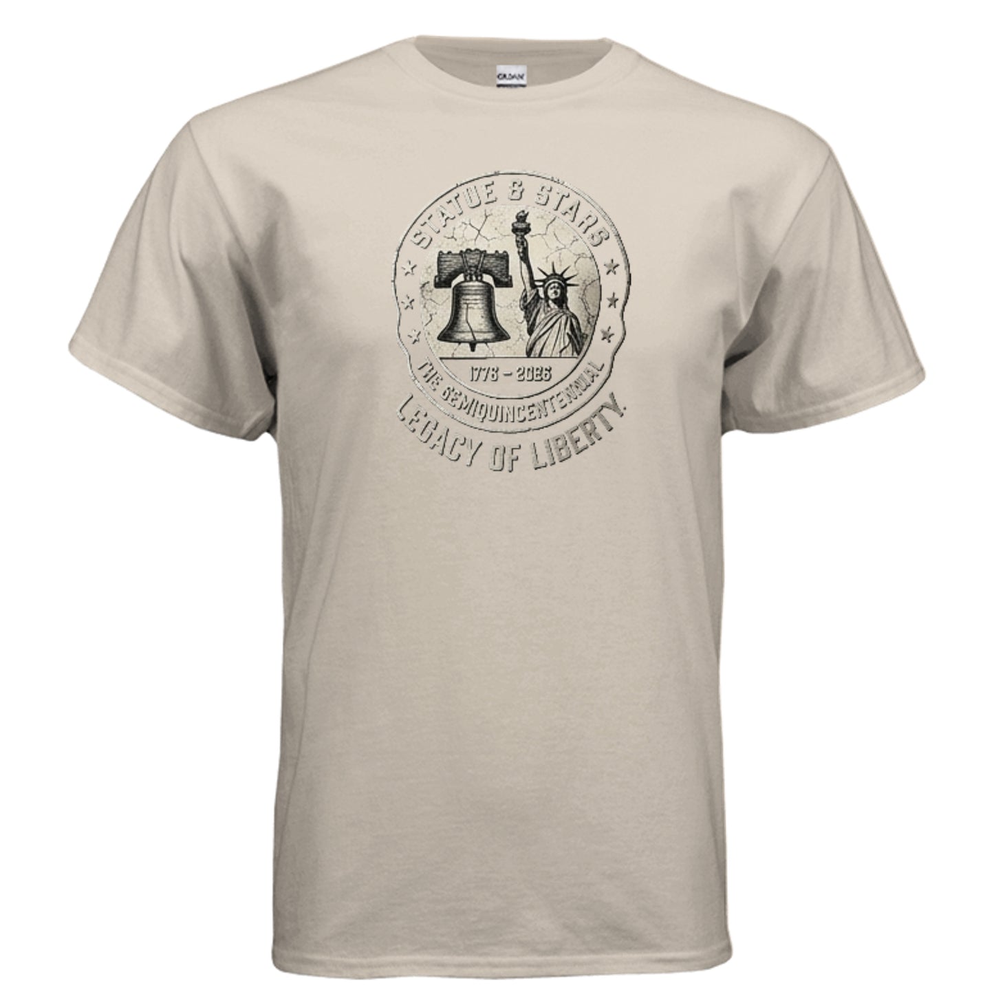 Legacy of Liberty Tee – Statue & Liberty Bell “Stars & History” Shirt {{ product_type }Anvil and Anthem }
