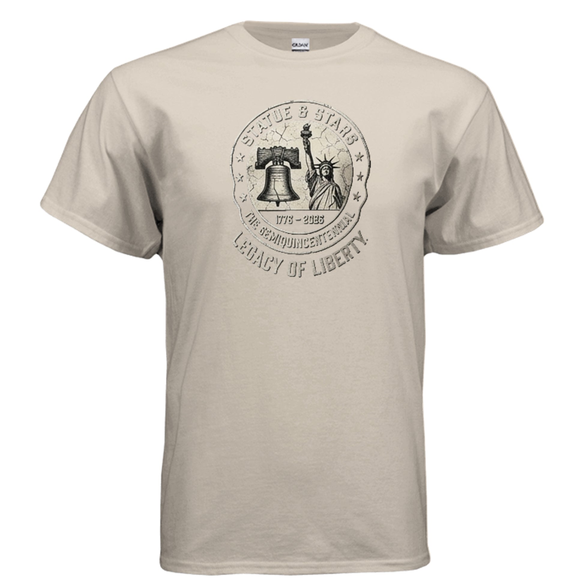Legacy of Liberty Tee – Statue & Liberty Bell “Stars & History” Shirt {{ product_type }Anvil and Anthem }