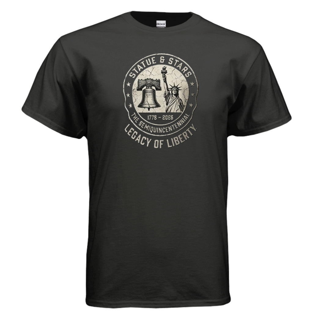 Legacy of Liberty Tee – Statue & Liberty Bell “Stars & History” Shirt Anvil and Anthem }
