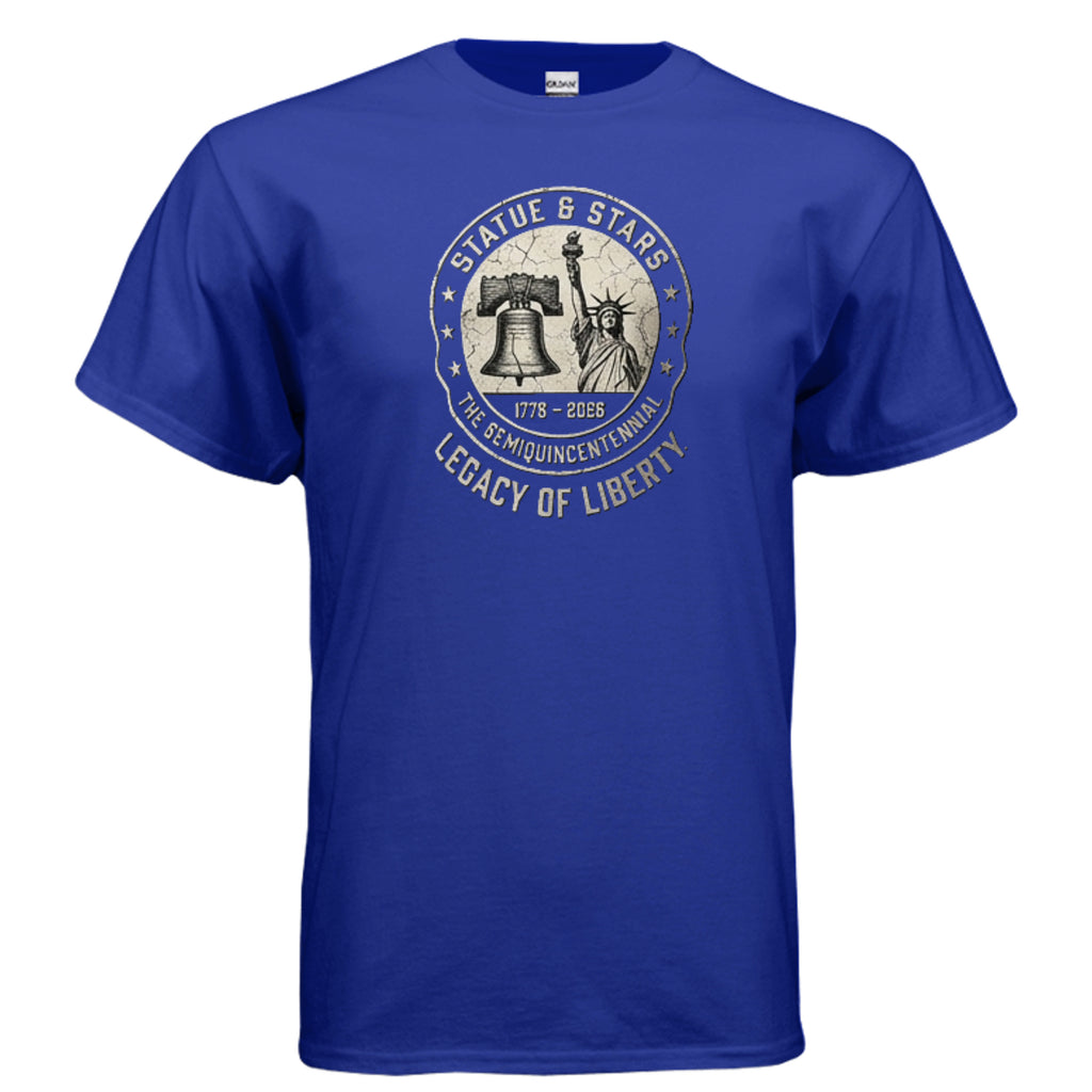 Legacy of Liberty Tee – Statue & Liberty Bell “Stars & History” Shirt Anvil and Anthem }