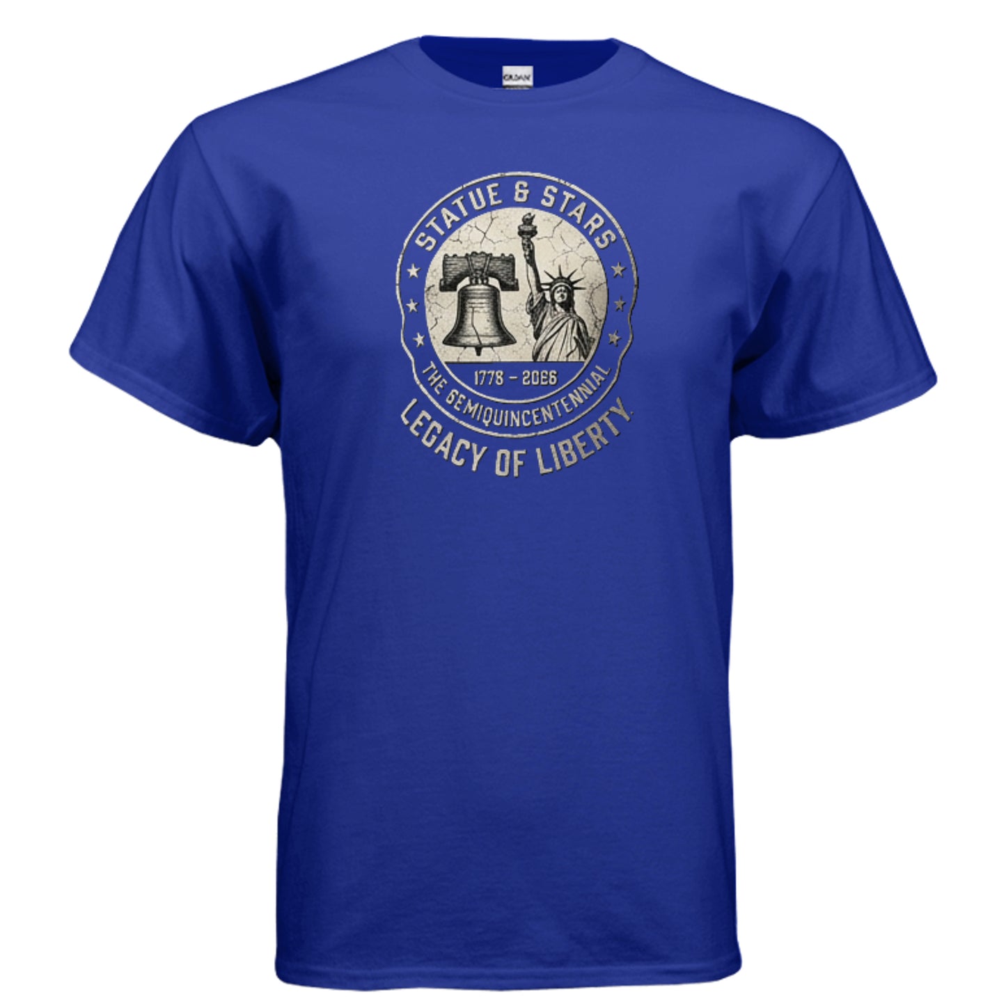 Legacy of Liberty Tee – Statue & Liberty Bell “Stars & History” Shirt {{ product_type }Anvil and Anthem }