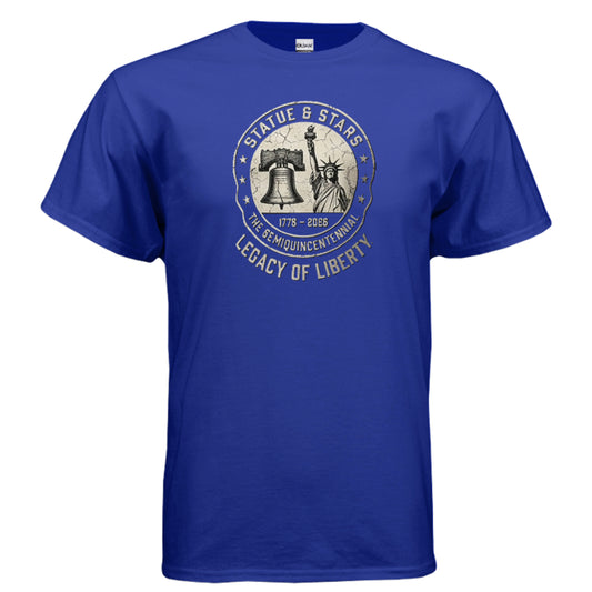 Legacy of Liberty Tee – Statue & Liberty Bell “Stars & History” Shirt {{ product_type }Anvil and Anthem }