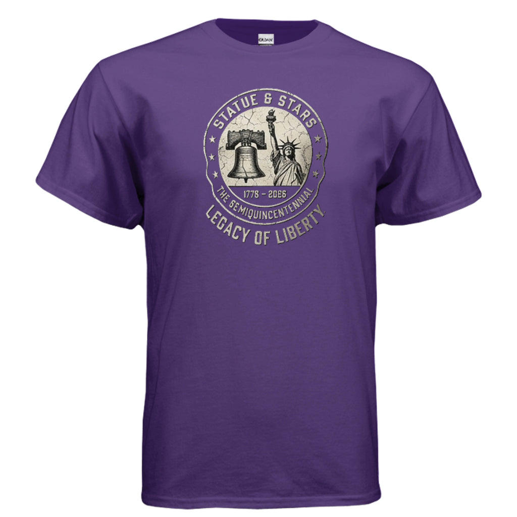 Legacy of Liberty Tee – Statue & Liberty Bell “Stars & History” Shirt Anvil and Anthem }