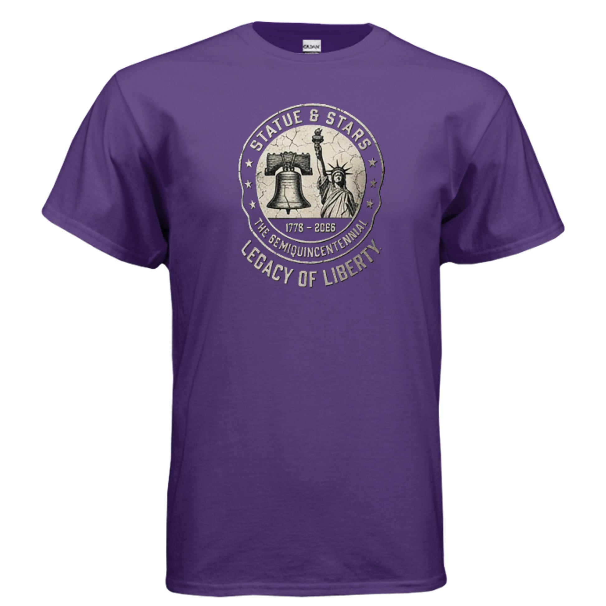 Legacy of Liberty Tee – Statue & Liberty Bell “Stars & History” Shirt {{ product_type }Anvil and Anthem }