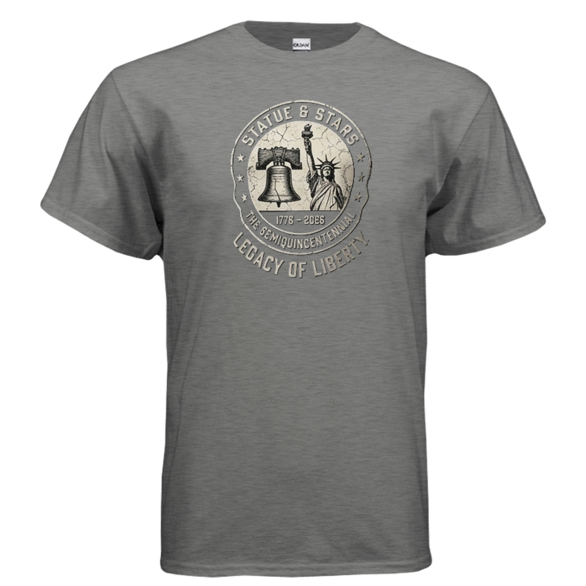 Legacy of Liberty Tee – Statue & Liberty Bell “Stars & History” Shirt {{ product_type }Anvil and Anthem }