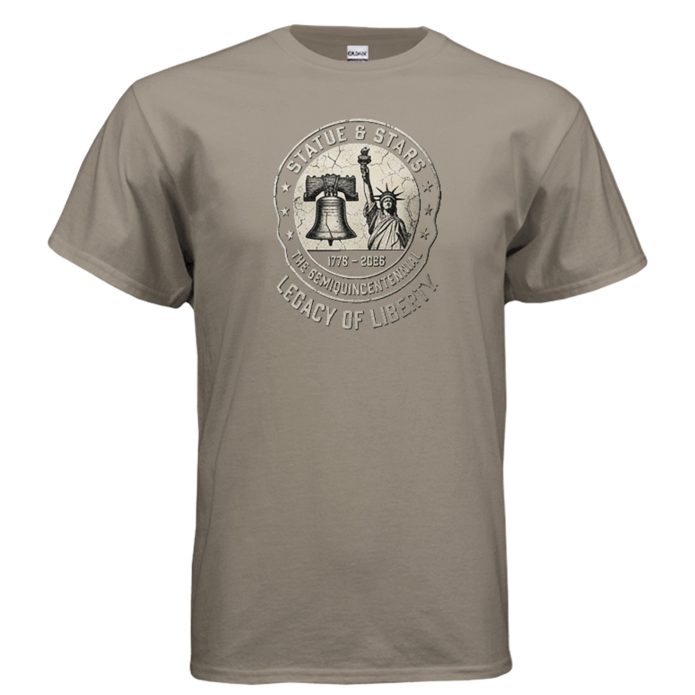Legacy of Liberty Tee – Statue & Liberty Bell “Stars & History” Shirt Anvil and Anthem }