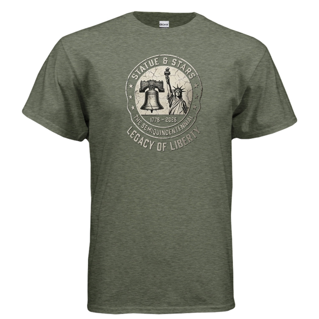 Legacy of Liberty Tee – Statue & Liberty Bell “Stars & History” Shirt Anvil and Anthem }
