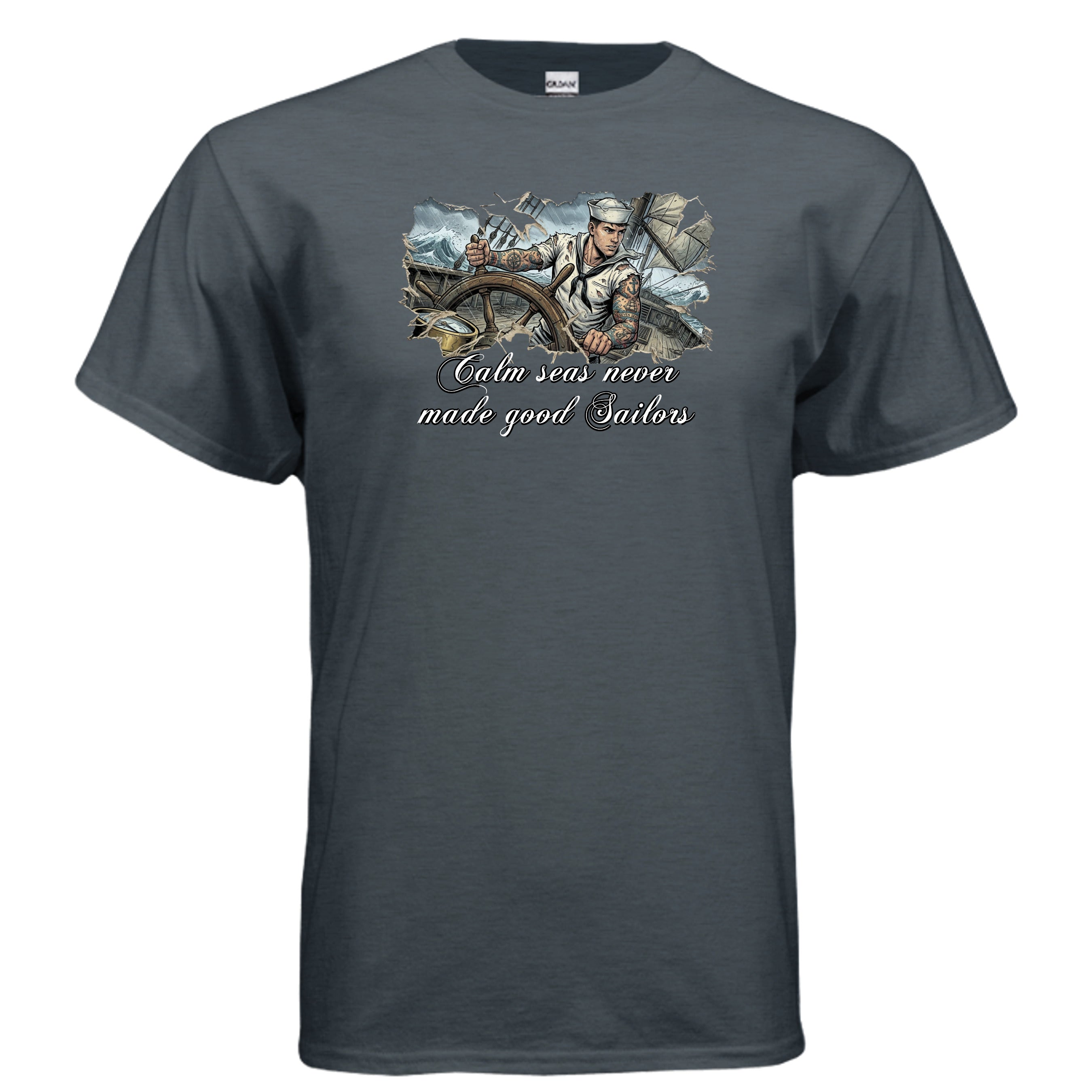 Good Sailors Are Made in Storms Vintage Shirt Anvil and Anthem }