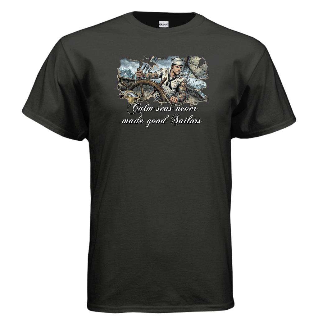 Good Sailors Are Made in Storms Vintage Shirt Anvil and Anthem }