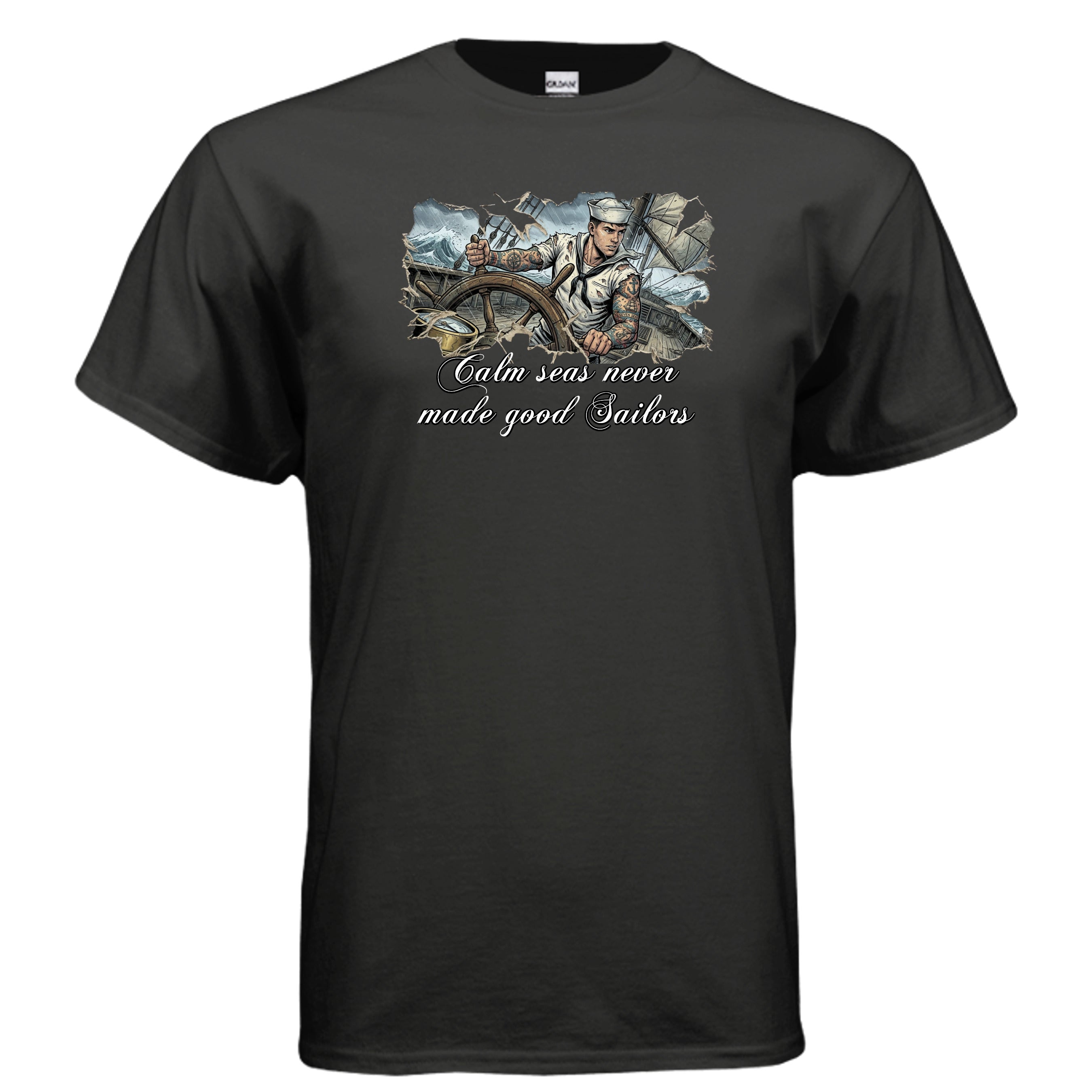 Good Sailors Are Made in Storms Vintage Shirt Anvil and Anthem }