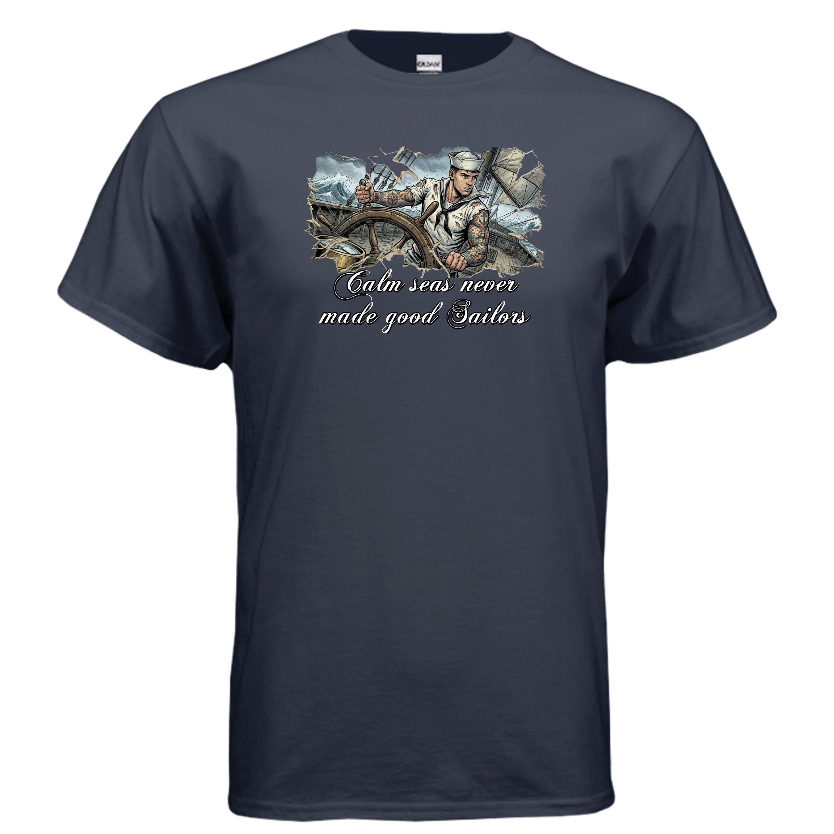 Good Sailors Are Made in Storms Vintage Shirt Anvil and Anthem }