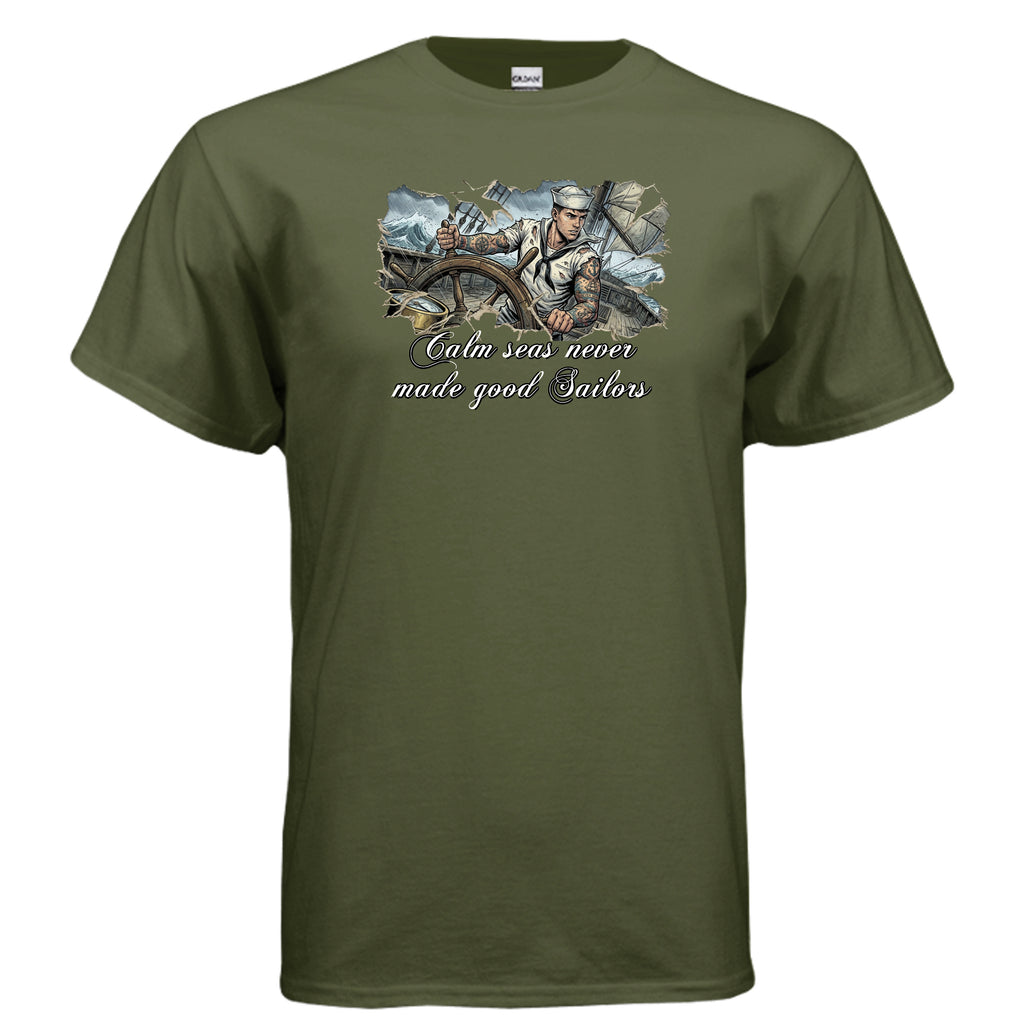 Good Sailors Are Made in Storms Vintage Shirt Anvil and Anthem }