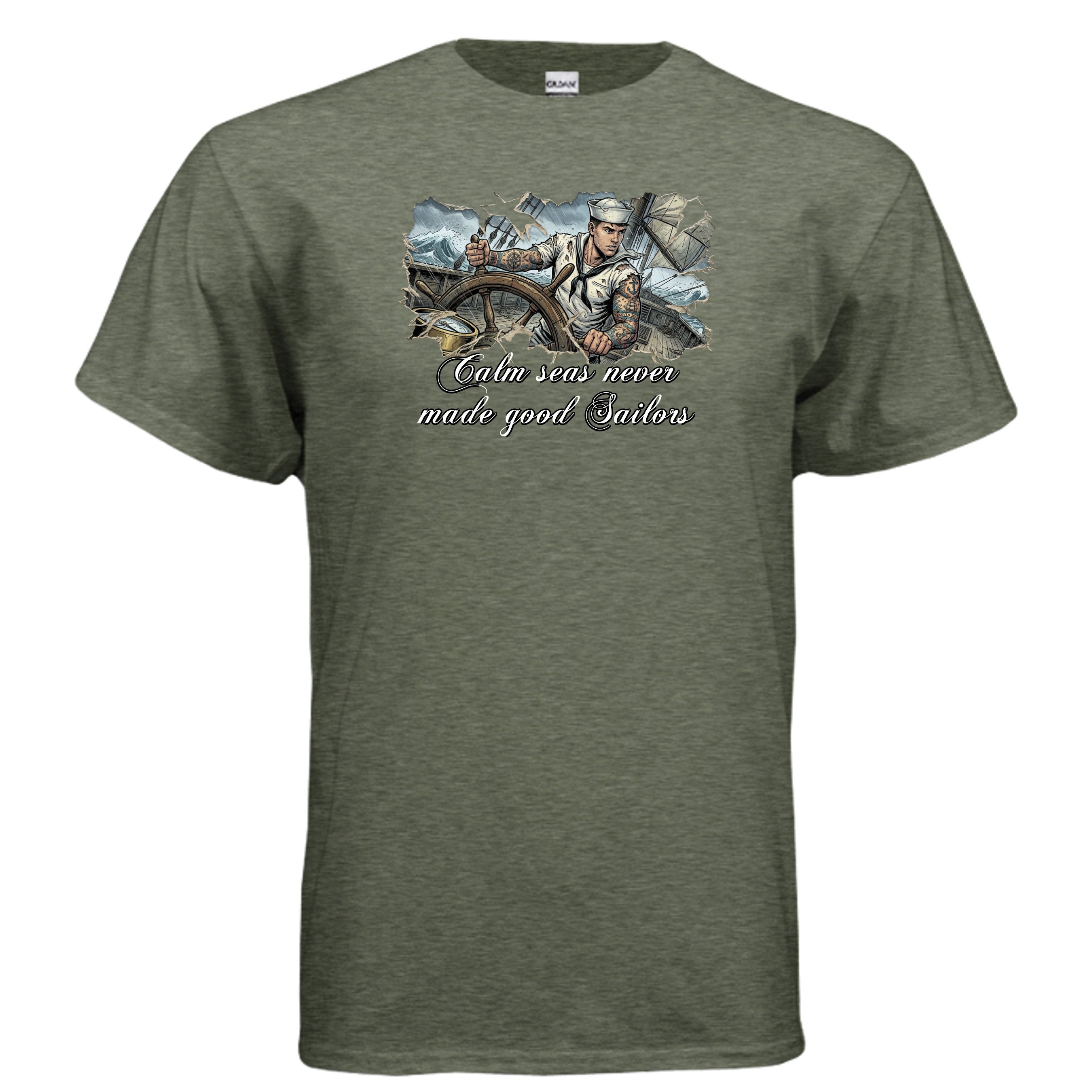 Good Sailors Are Made in Storms Vintage Shirt Anvil and Anthem }