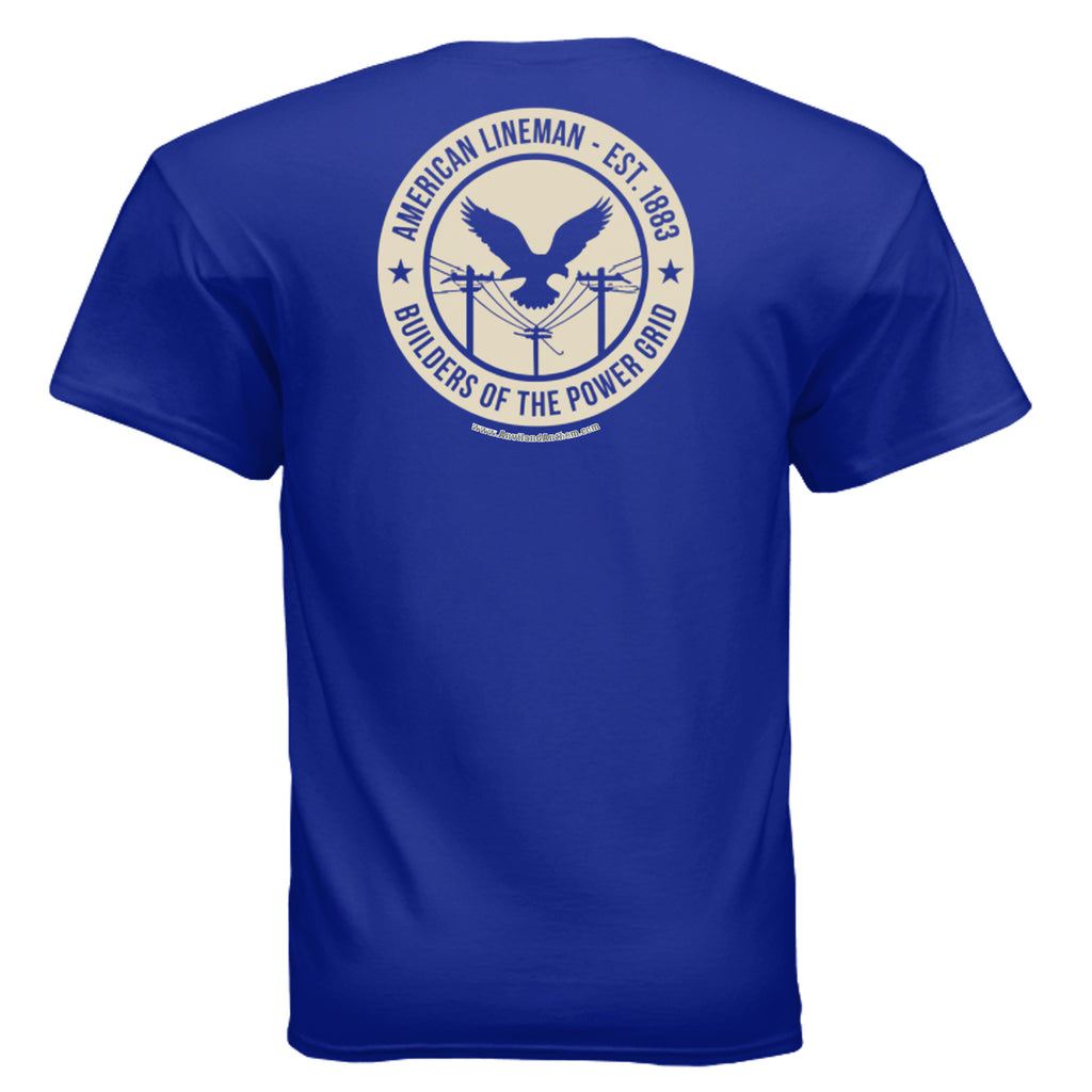 Lineman Tee – American Lineman Est. 1883 Power Grid Workwear Shirt Anvil and Anthem }