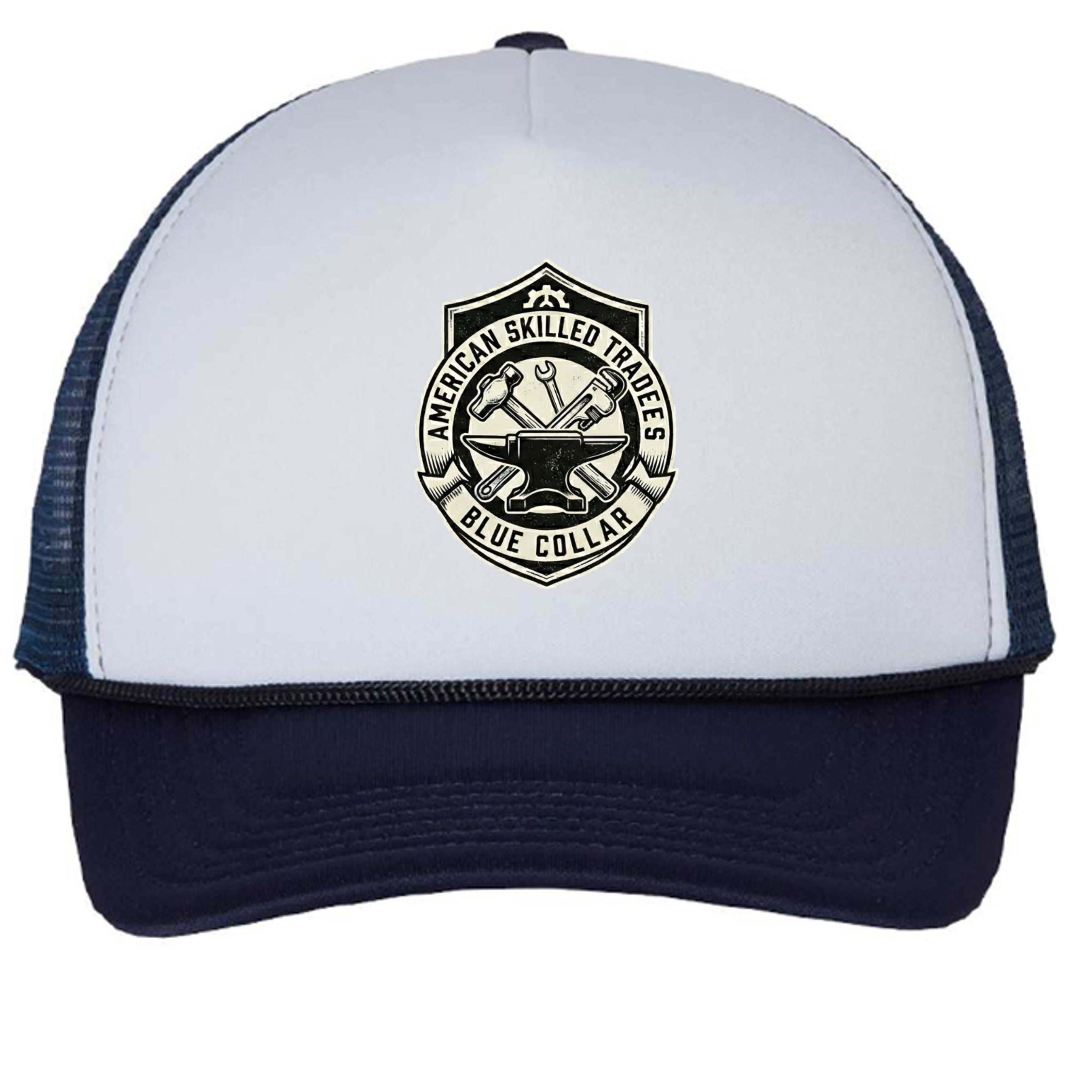 Blue Collar Hat – American Skilled Trade Anvil Workwear Cap Anvil and Anthem }