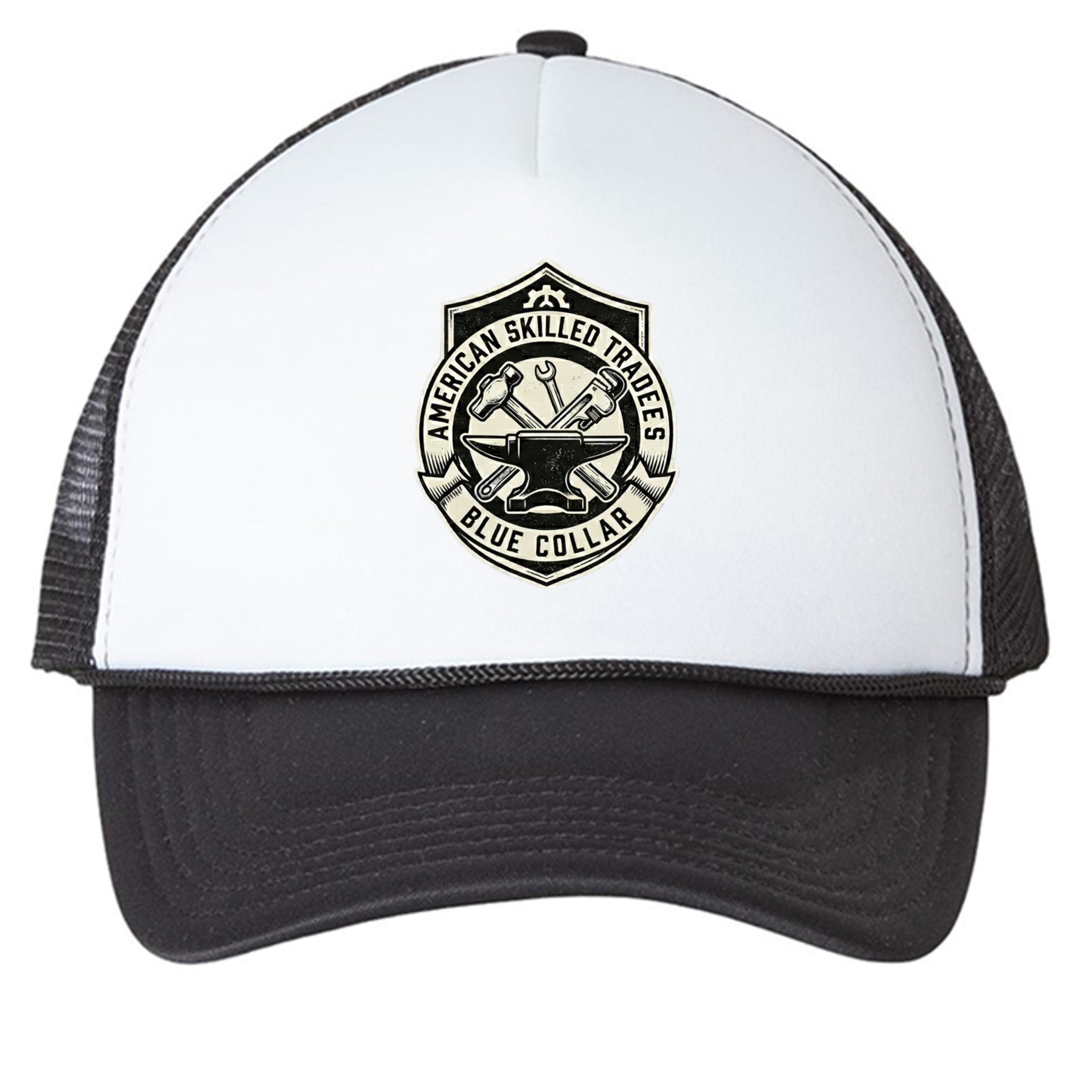 Blue Collar Hat – American Skilled Trade Anvil Workwear Cap Anvil and Anthem }
