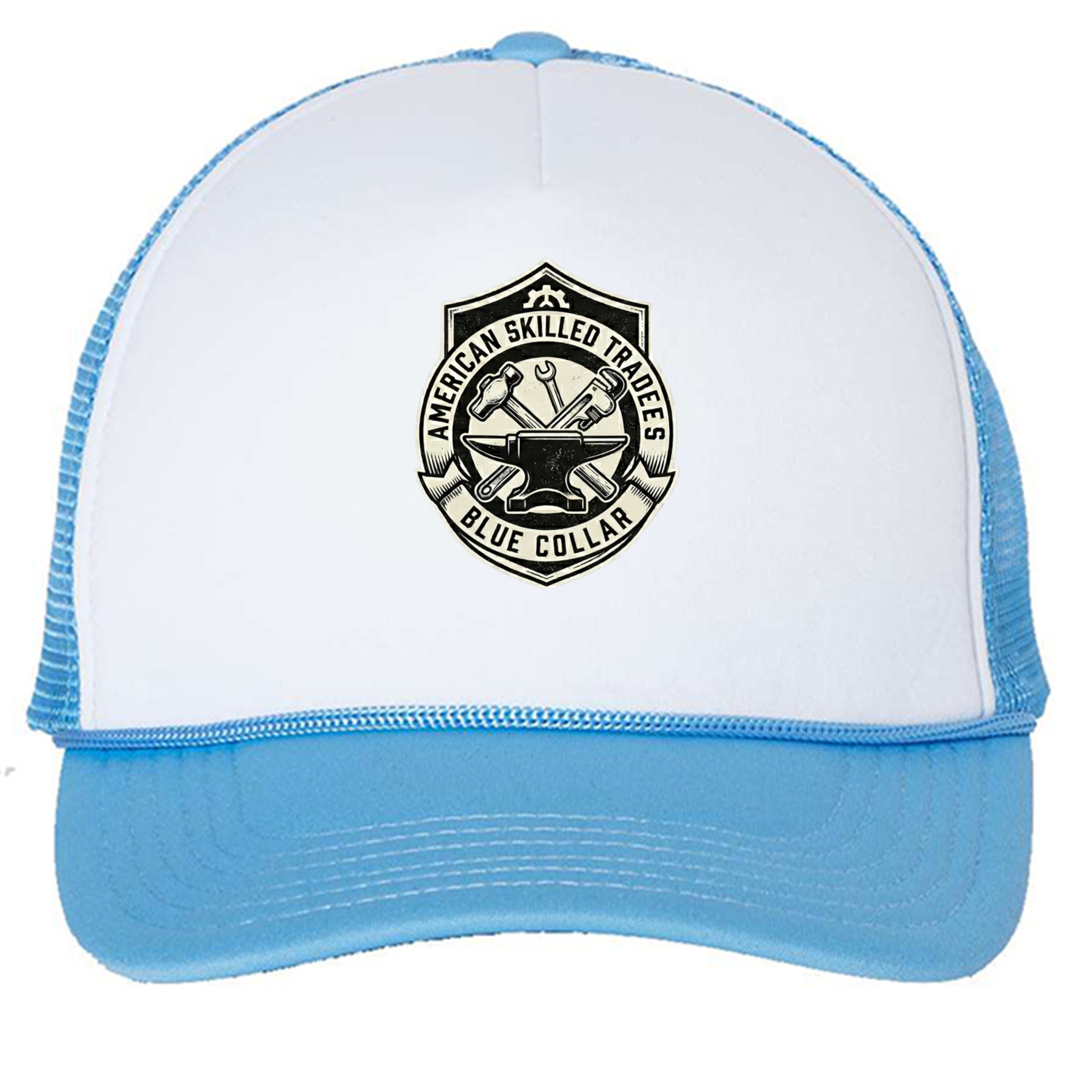 Blue Collar Hat – American Skilled Trade Anvil Workwear Cap Anvil and Anthem }