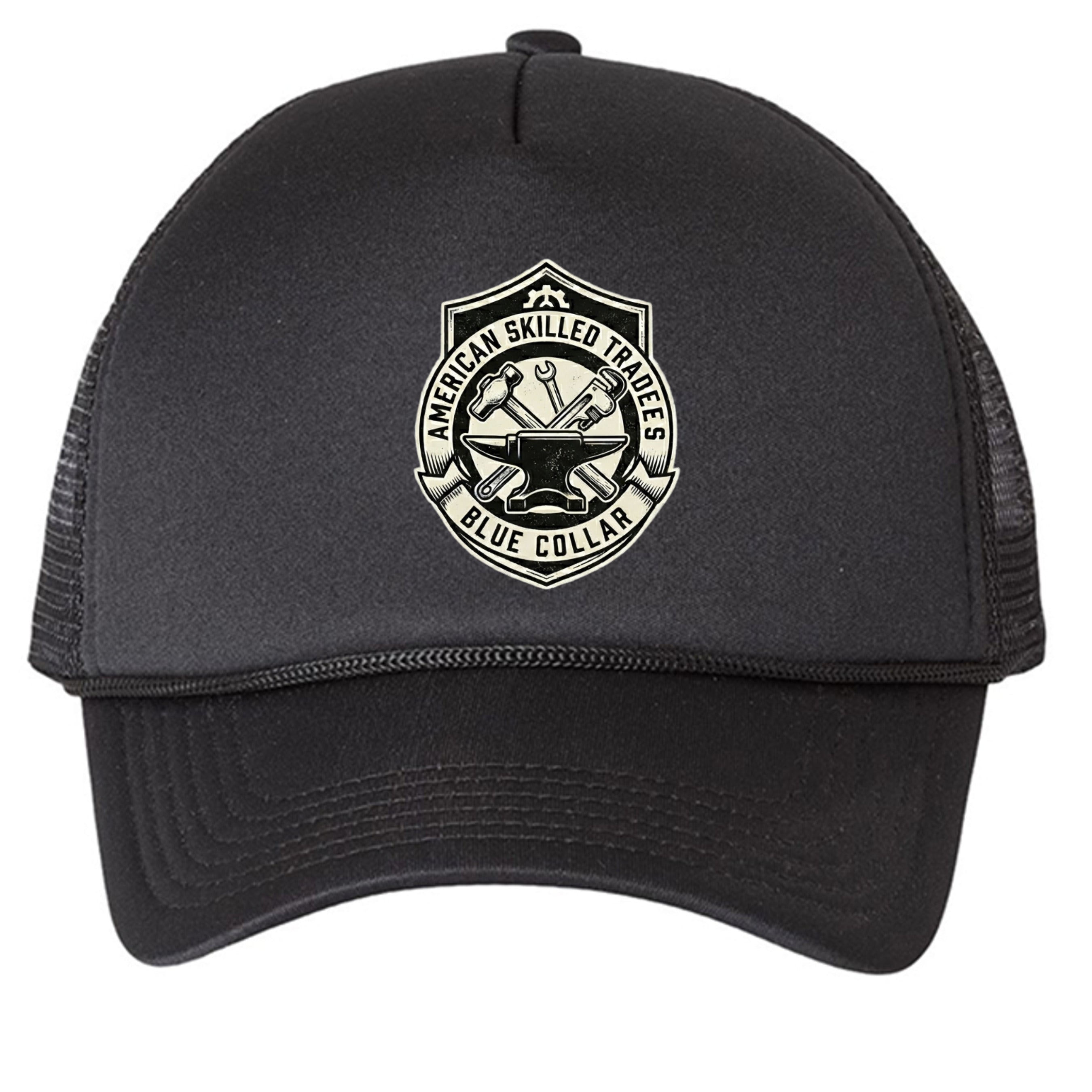 Blue Collar Hat – American Skilled Trade Anvil Workwear Cap Anvil and Anthem }