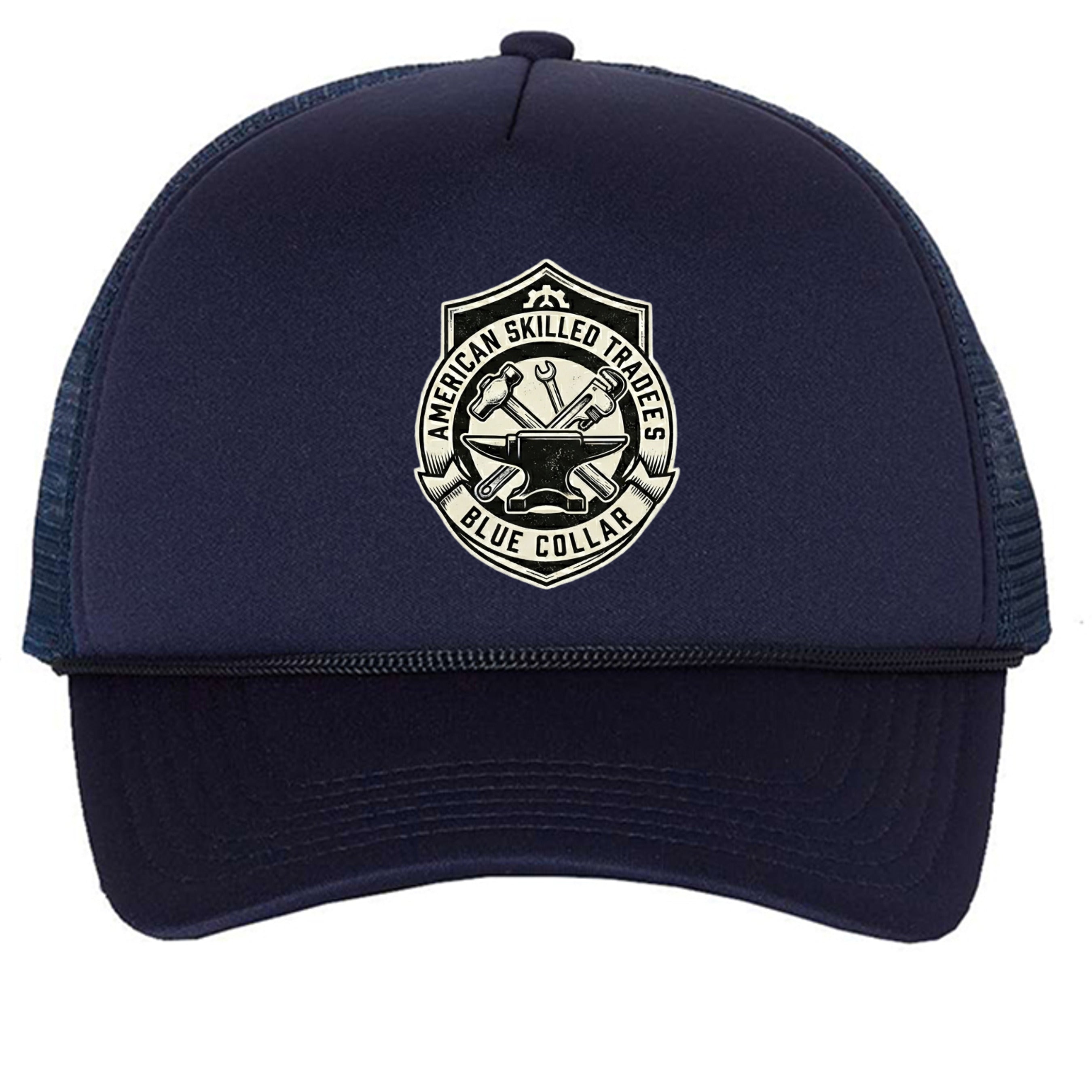 Blue Collar Hat – American Skilled Trade Anvil Workwear Cap Anvil and Anthem }