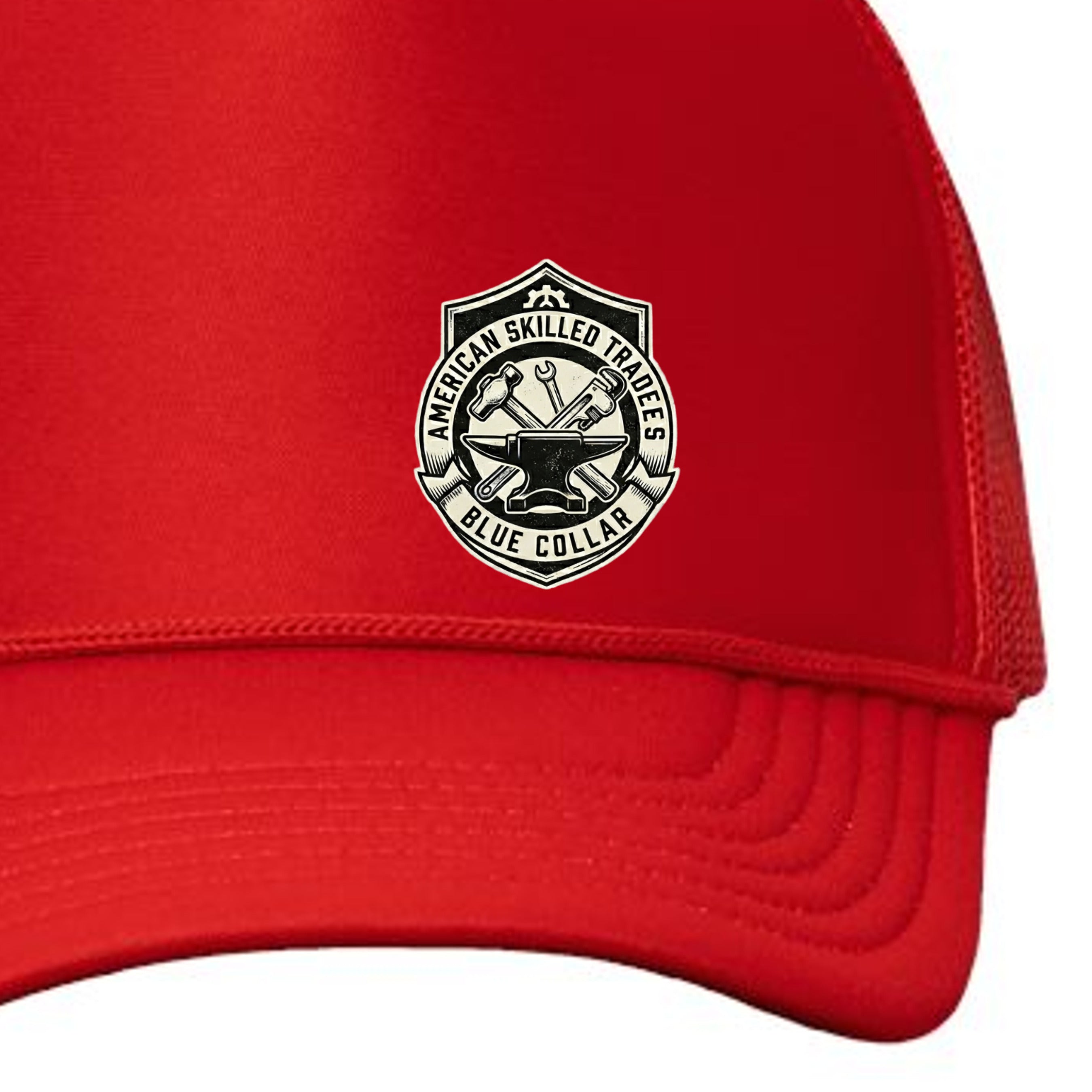 Blue Collar Hat – American Skilled Trade Anvil Workwear Cap Anvil and Anthem }