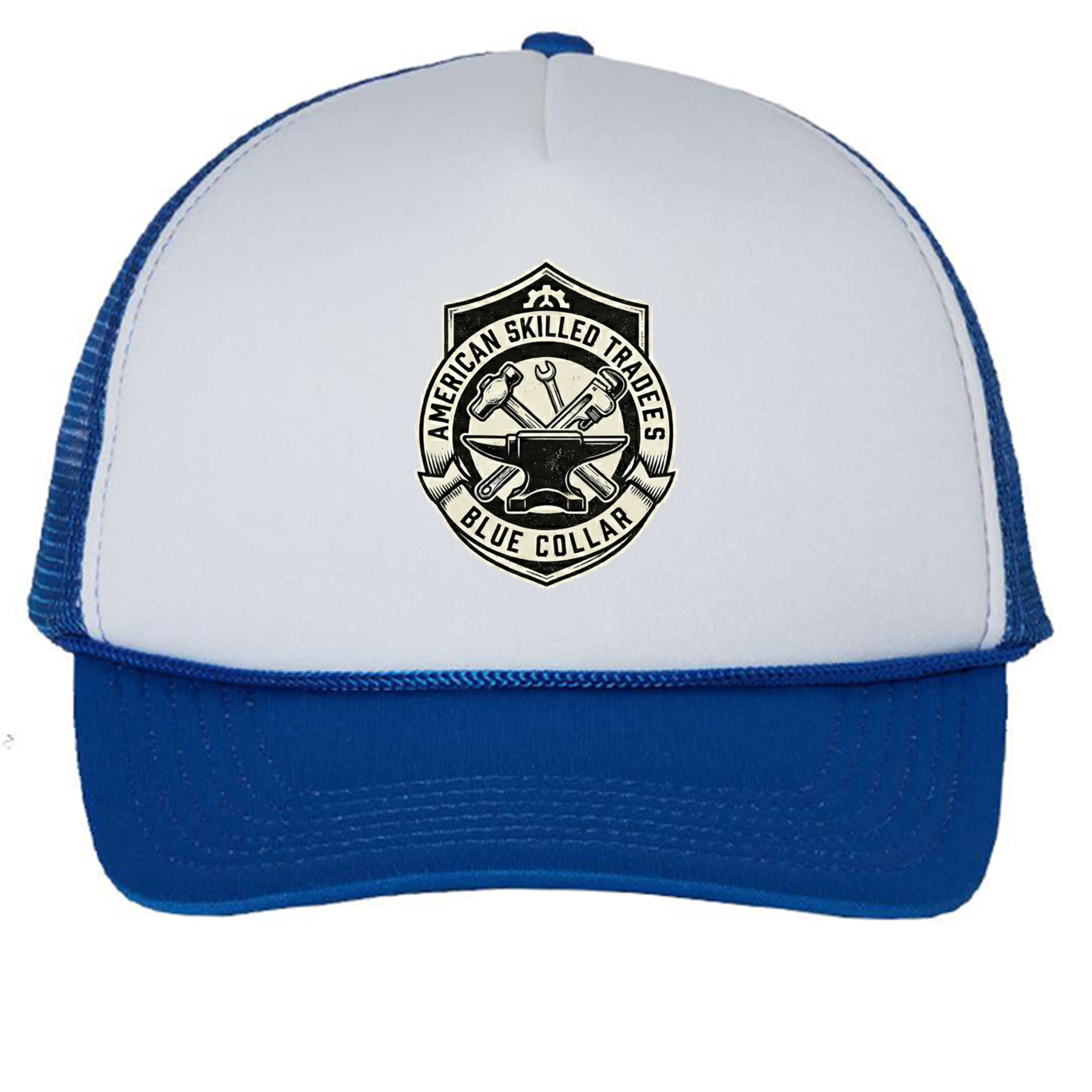 Blue Collar Hat – American Skilled Trade Anvil Workwear Cap Anvil and Anthem }