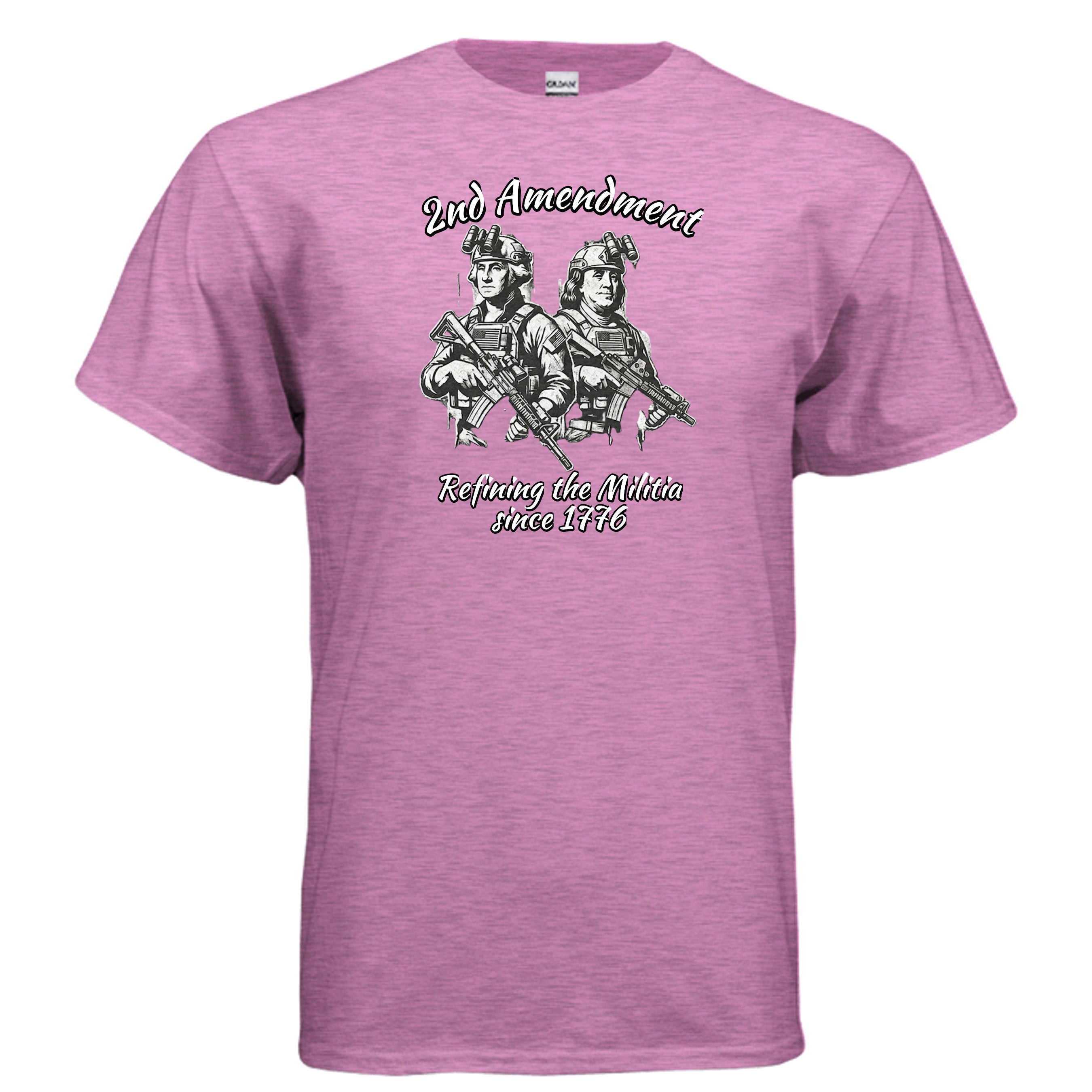 2nd Amendment Tee – Washington & Adams Tactical Liberty Shirt Anvil and Anthem }