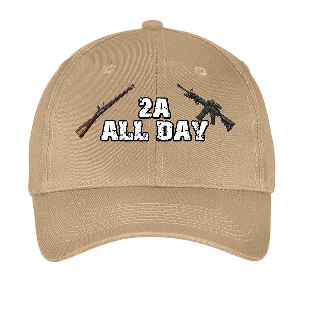 2A All Day Hat – Supporting the 2nd Amendment Anvil and Anthem }