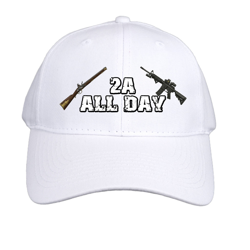 2A All Day Hat – Supporting the 2nd Amendment Anvil and Anthem }