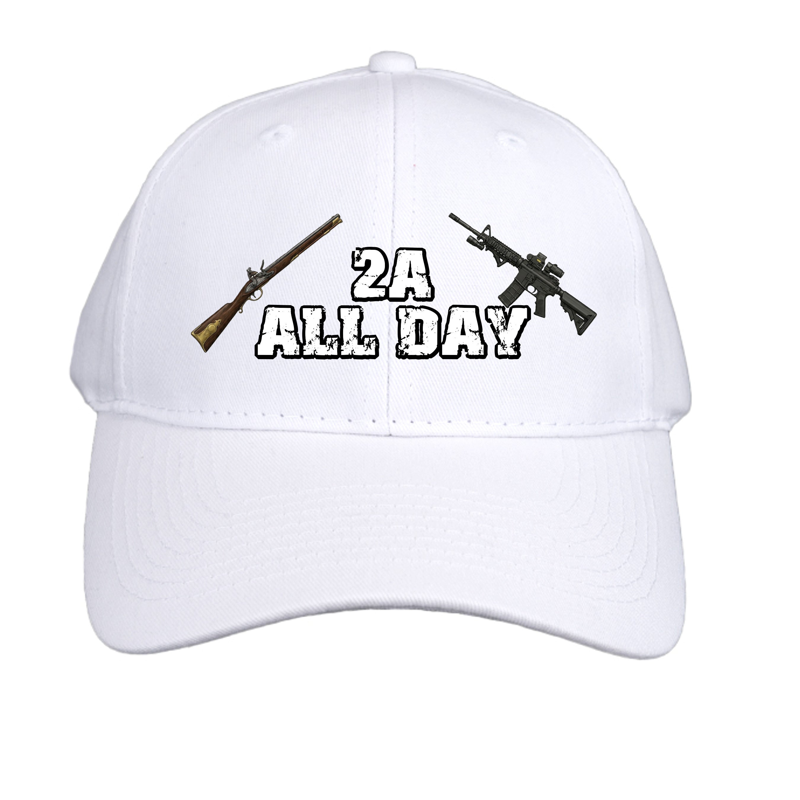 2A All Day Hat – Supporting the 2nd Amendment Anvil and Anthem }