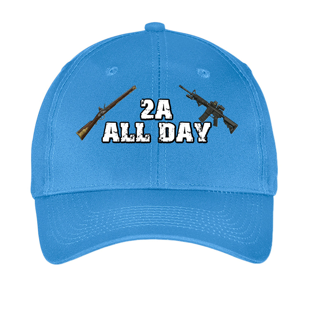 2A All Day Hat – Supporting the 2nd Amendment Anvil and Anthem }