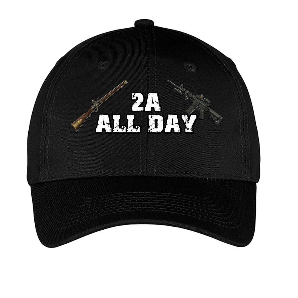 2A All Day Hat – Supporting the 2nd Amendment Anvil and Anthem }