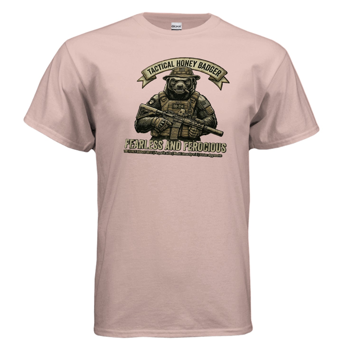Tactical Honey Badger Tee – Fearless, Ferocious & Bad Decisions Approved {{ product_type }Anvil and Anthem }